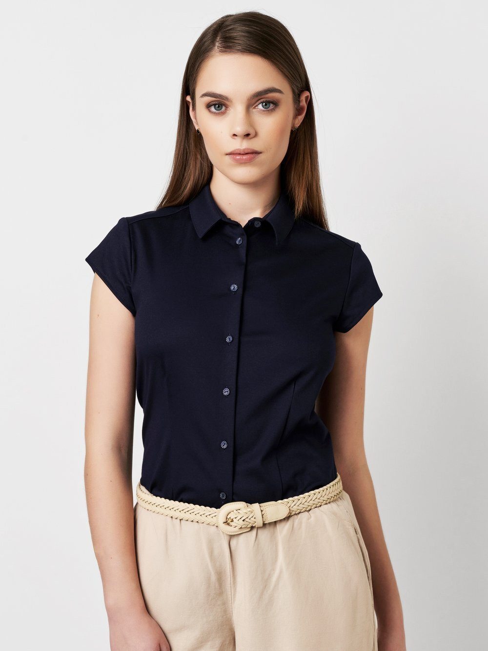 DESOTO Klassische Bluse Pia mit Hemdblusenkrangen günstig online kaufen