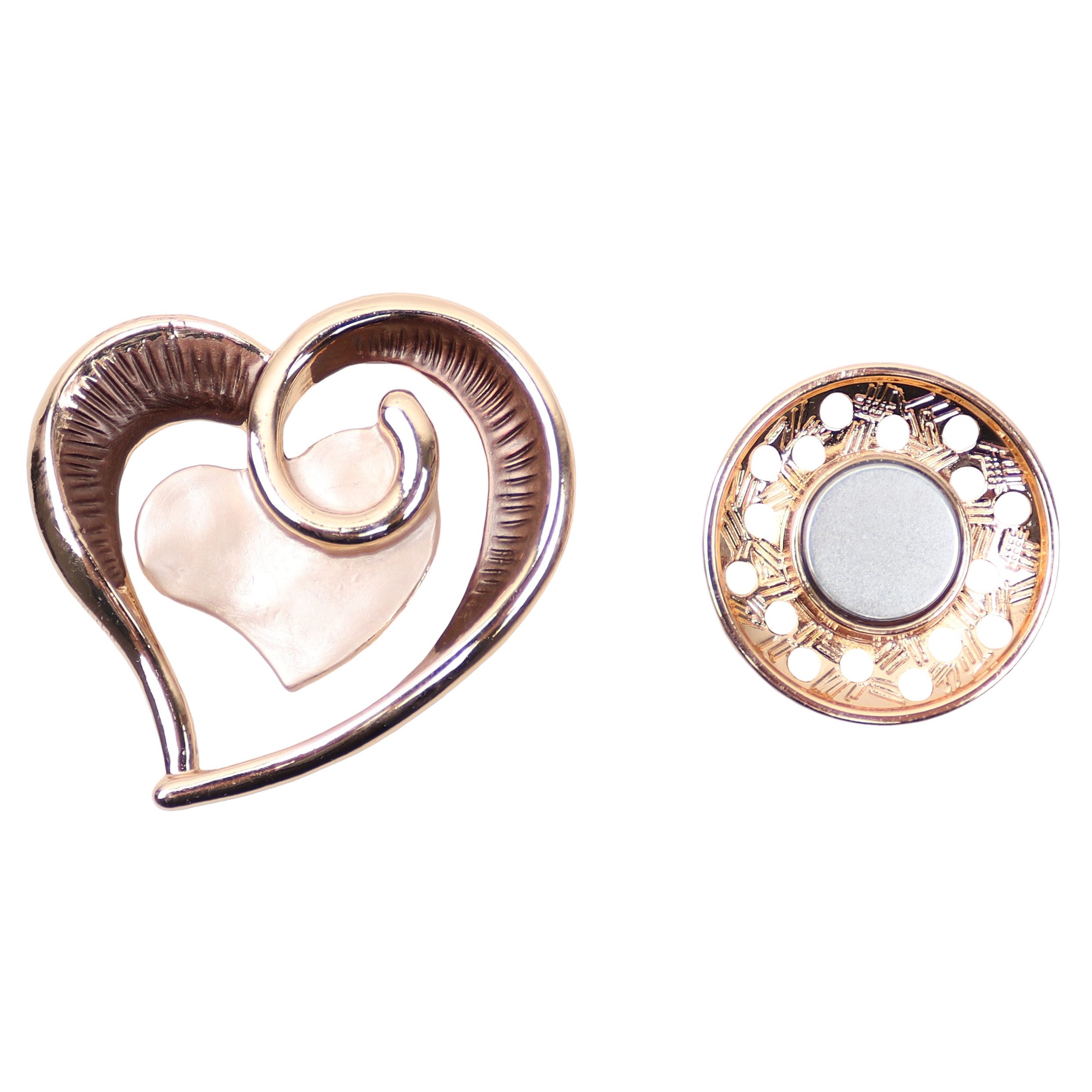 MIRROSI Brosche Magnetbrosche für Damen elegant, wunderschönes Design