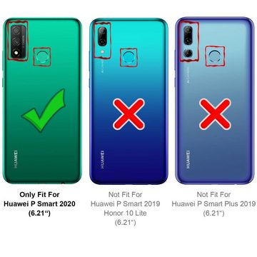 CoolGadget Handyhülle Transparent Ultra Slim Case für Huawei P Smart 2020 6,21 Zoll, Silikon Hülle Dünne Schutzhülle für Huawei P Smart 2020 Hülle