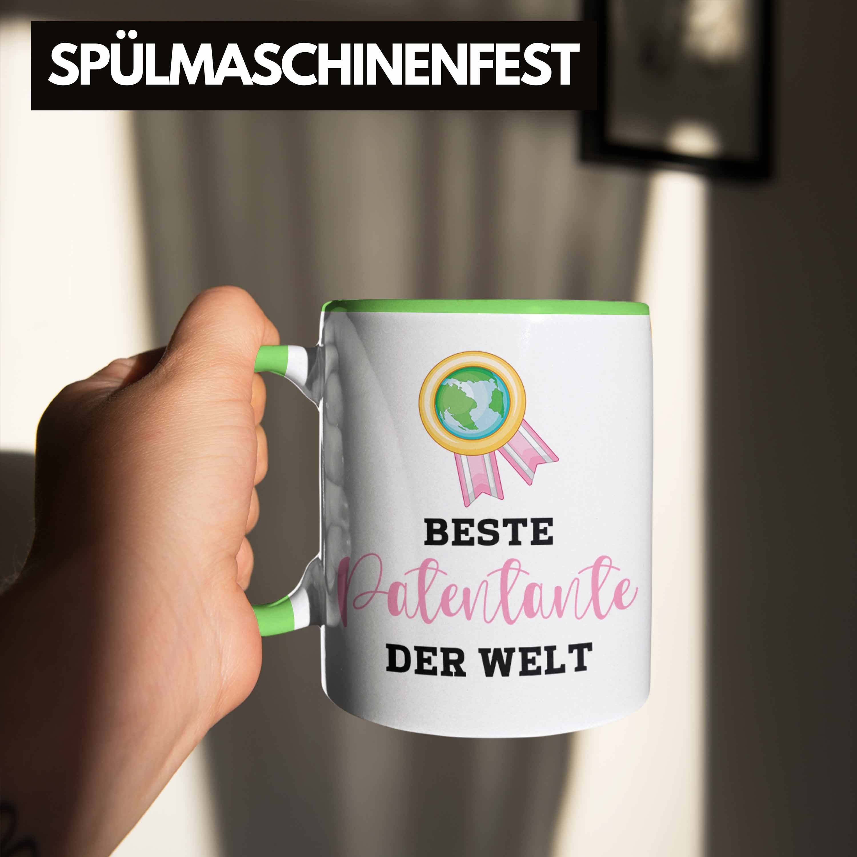 Trendation Tasse LieblingsPatentante Bin Trendation - Grün Nichte Ich Hier Weihnachten Lustig Geschenk Geburtstag Geschenkideen von Welt Patentante Tasse Beste Der