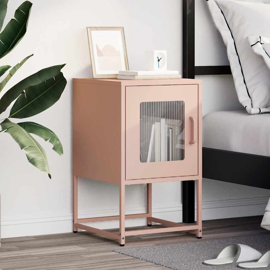 vidaXL Nachttisch Nachttisch Rosa 36x39x60,5 cm günstig online kaufen