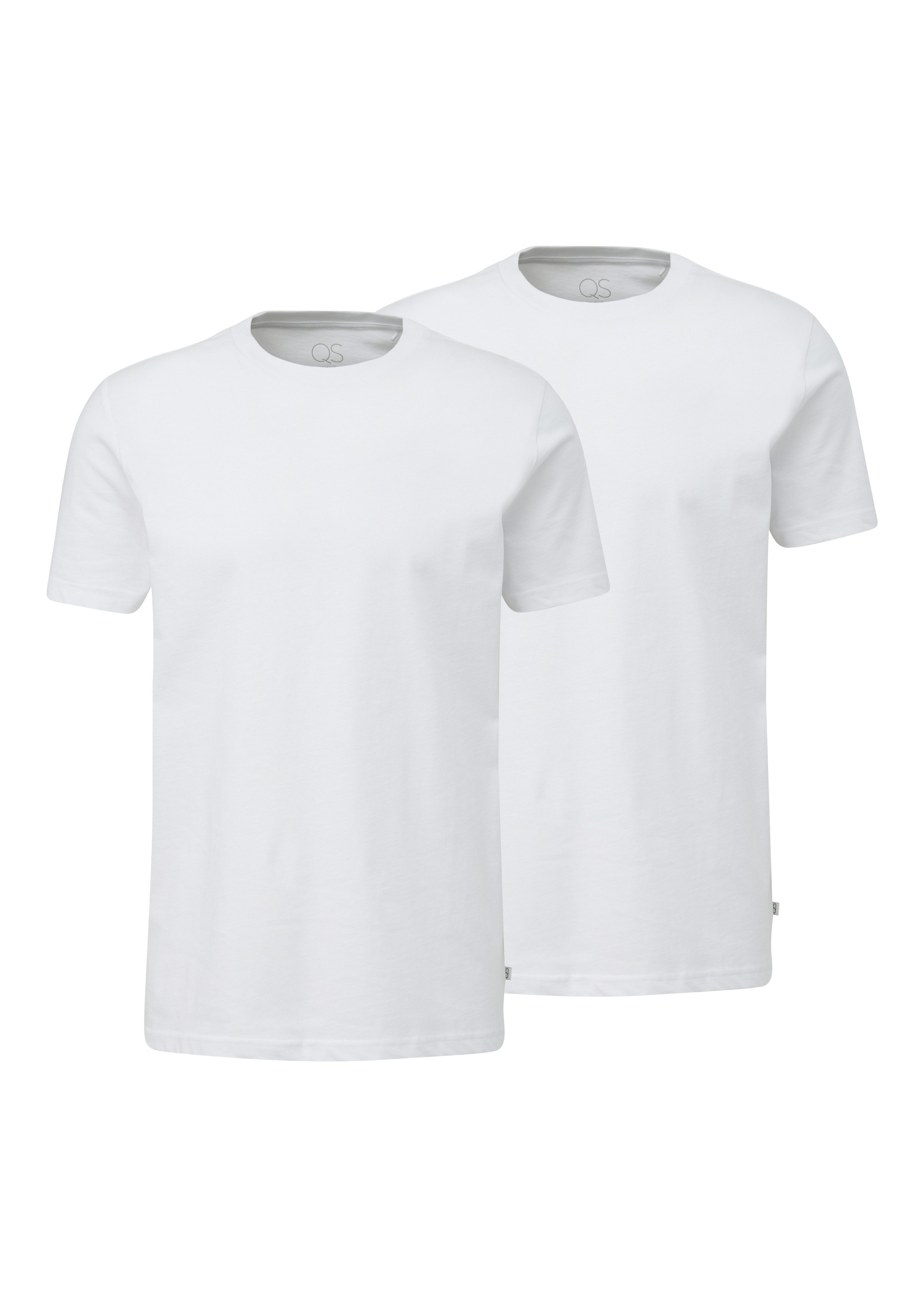 QS T-Shirt mit Rundhalsausschnitt günstig online kaufen