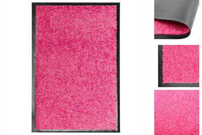 Fußmatte Fußmatte Waschbar Rosa 40x60 cm, vidaXL, Rechteck, Höhe: 0 mm