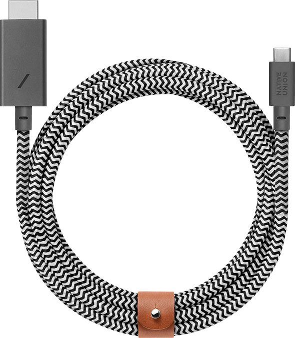 NATIVE UNION Belt Cable USB-C to HDMI 3m USB-Kabel, HDMI, USB-C (300 cm)