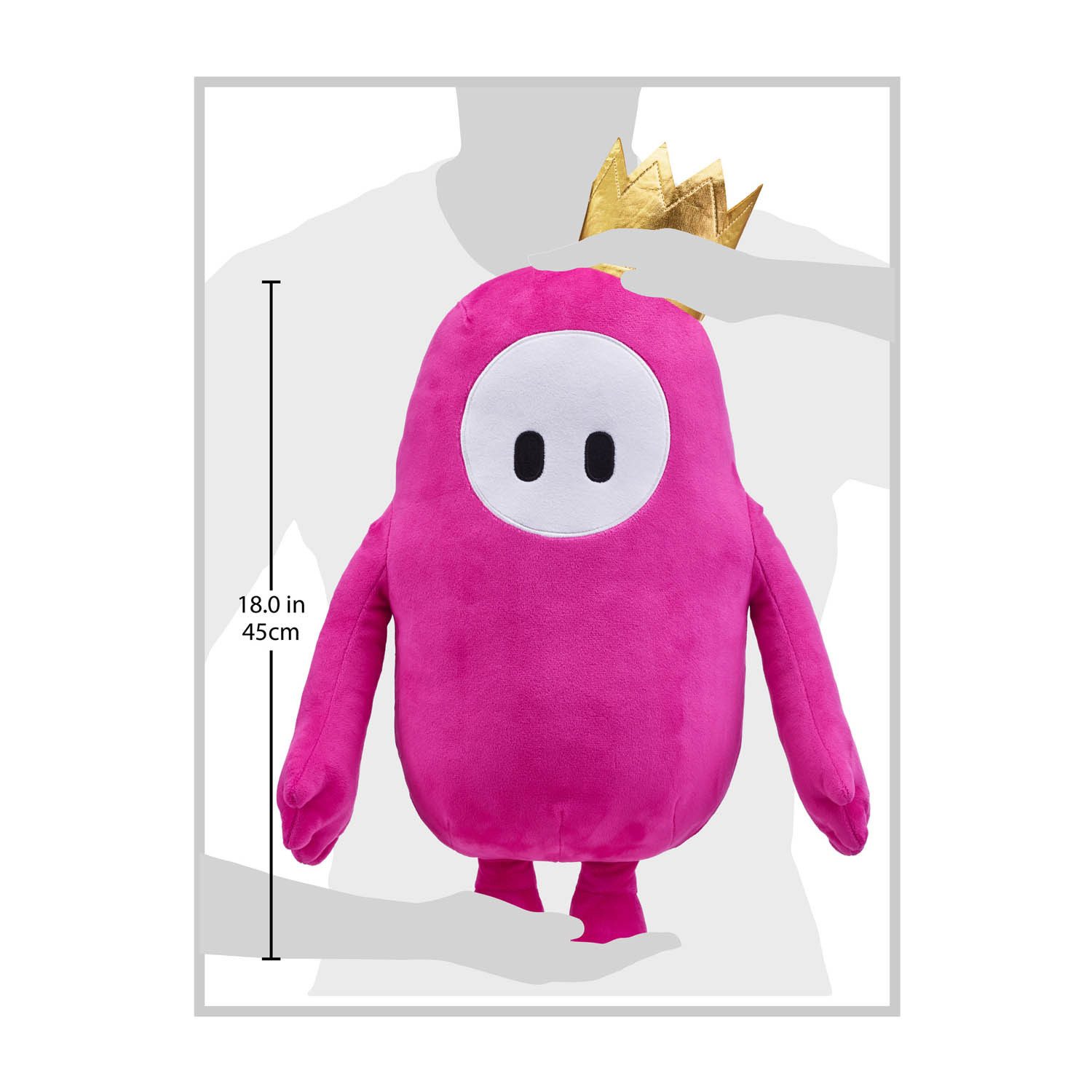 Moose Toys Plüschfigur Moose Toys 62526 - FALL GUYS 45 cm Plüschfigur Original Pink (S1)