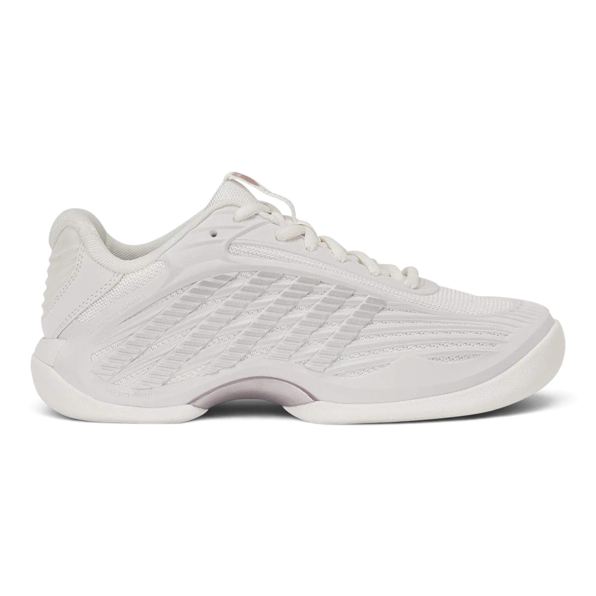 K-Swiss Performance Hypercourt Express 3 Indoor/Carpet/Teppich weiss/rosa Damen Tennisschuh