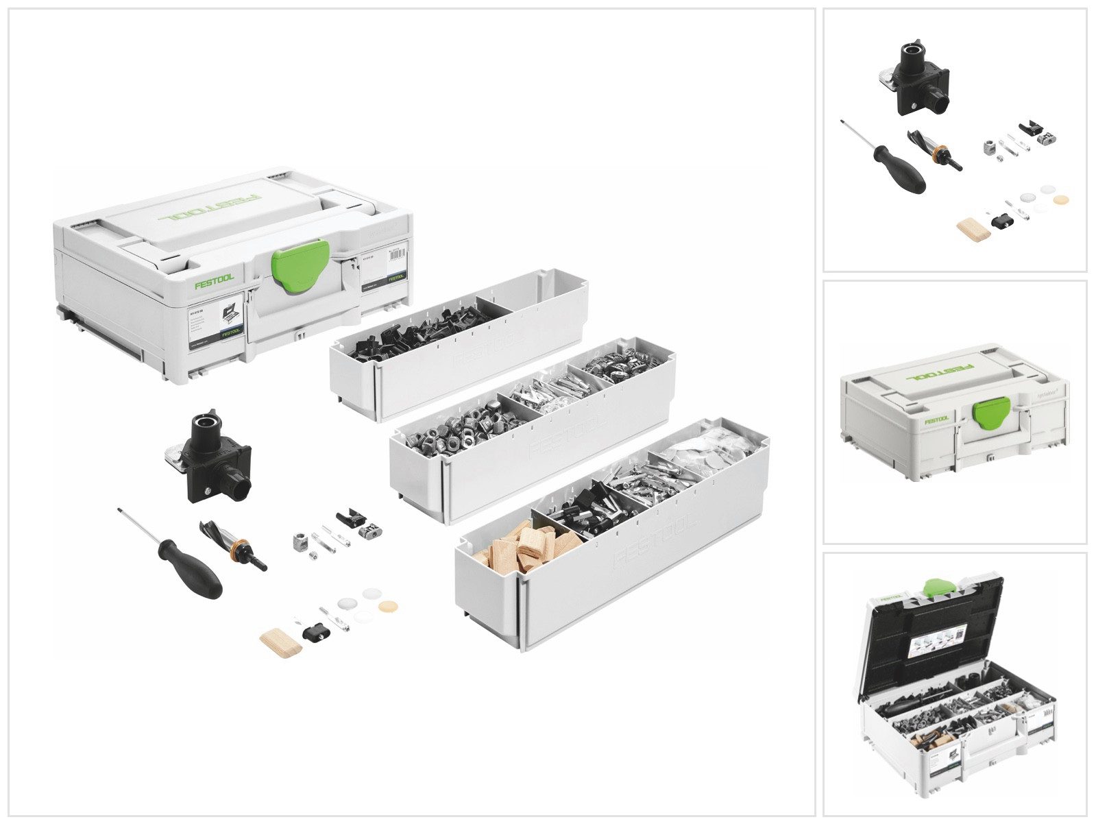 FESTOOL Spreizdübel KV-SYS D8 DOMINO Verbinder Sortiment (576797) für Dübelfräse DF 500
