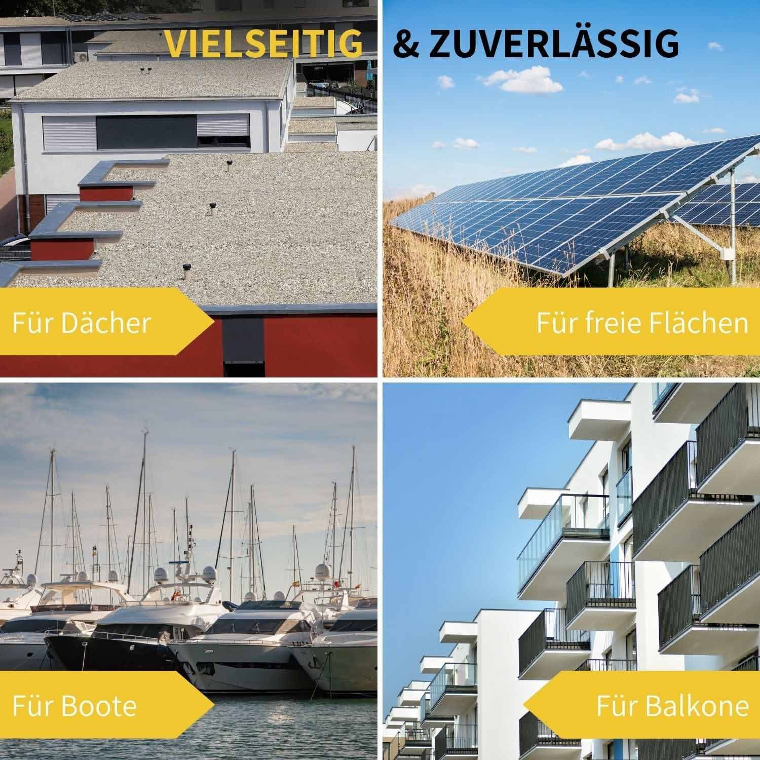 avoltik Solarmodul-Halterung Dachfalzklemme Stehfalzdach Edelstahl Montage Dach Befestigung Solar, (4er Set, 6er Set, 10er Set, 50er Set, 4-tlg., Avoltik Dachfalzklemme Stehfalzdach Edelstahl Montage Dach Befestigung, Zur Befestigung an Dachfalzen)