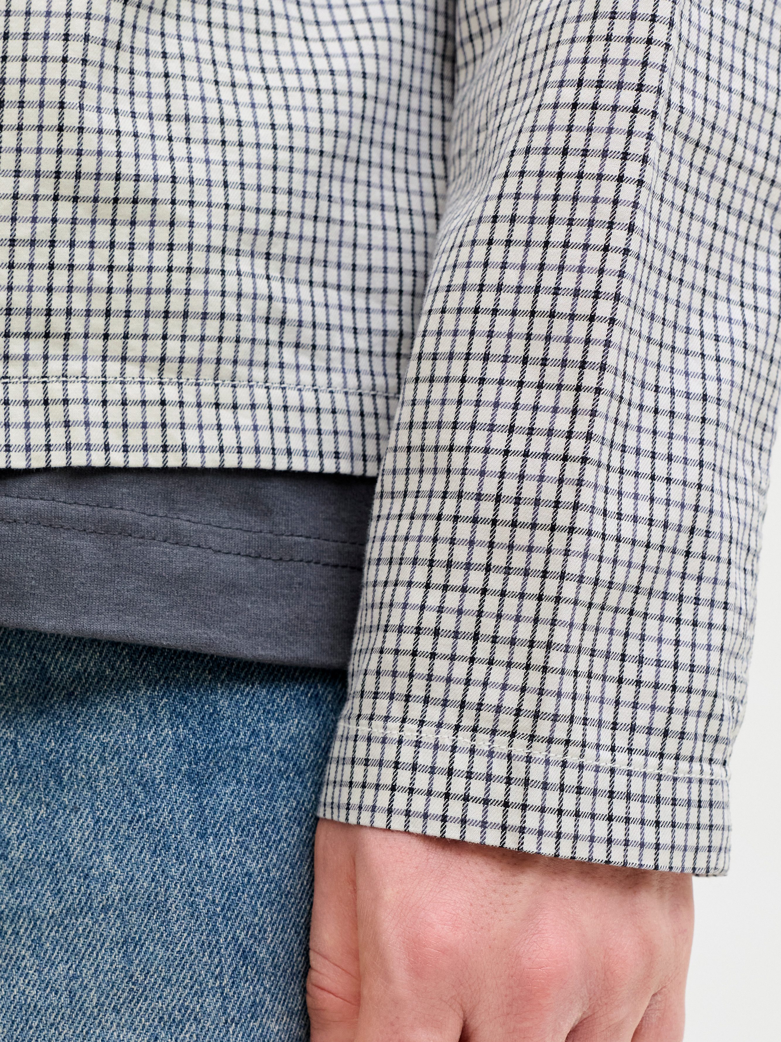 Jack & Jones Langarmhemd JORAUSTIN CLEAN CHECK SHIRT LS SN