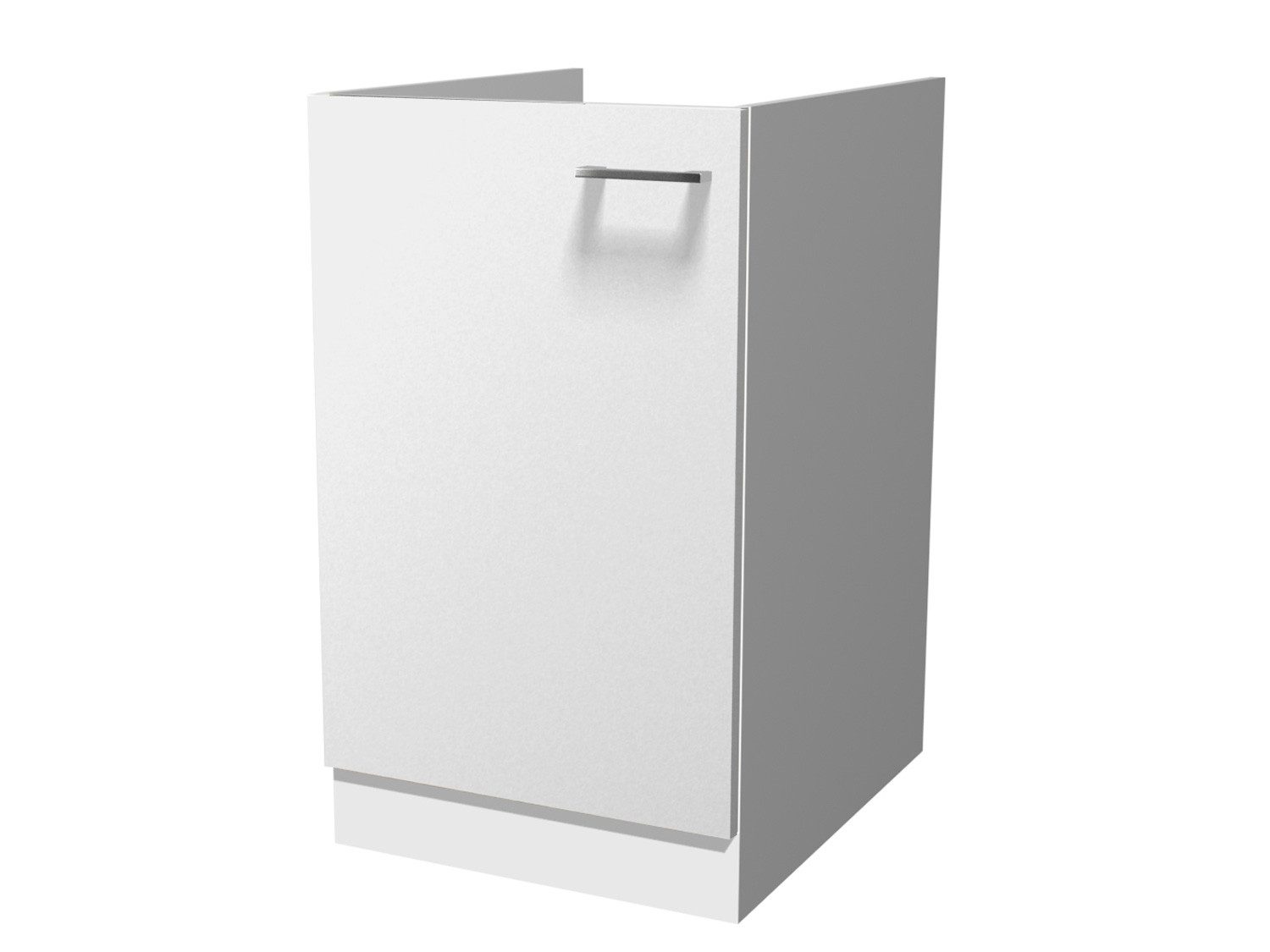 Spülenunterschrank Spülenunterschrank ohne Arbeitsplatte - 50 cm breit - Weiß – Toska