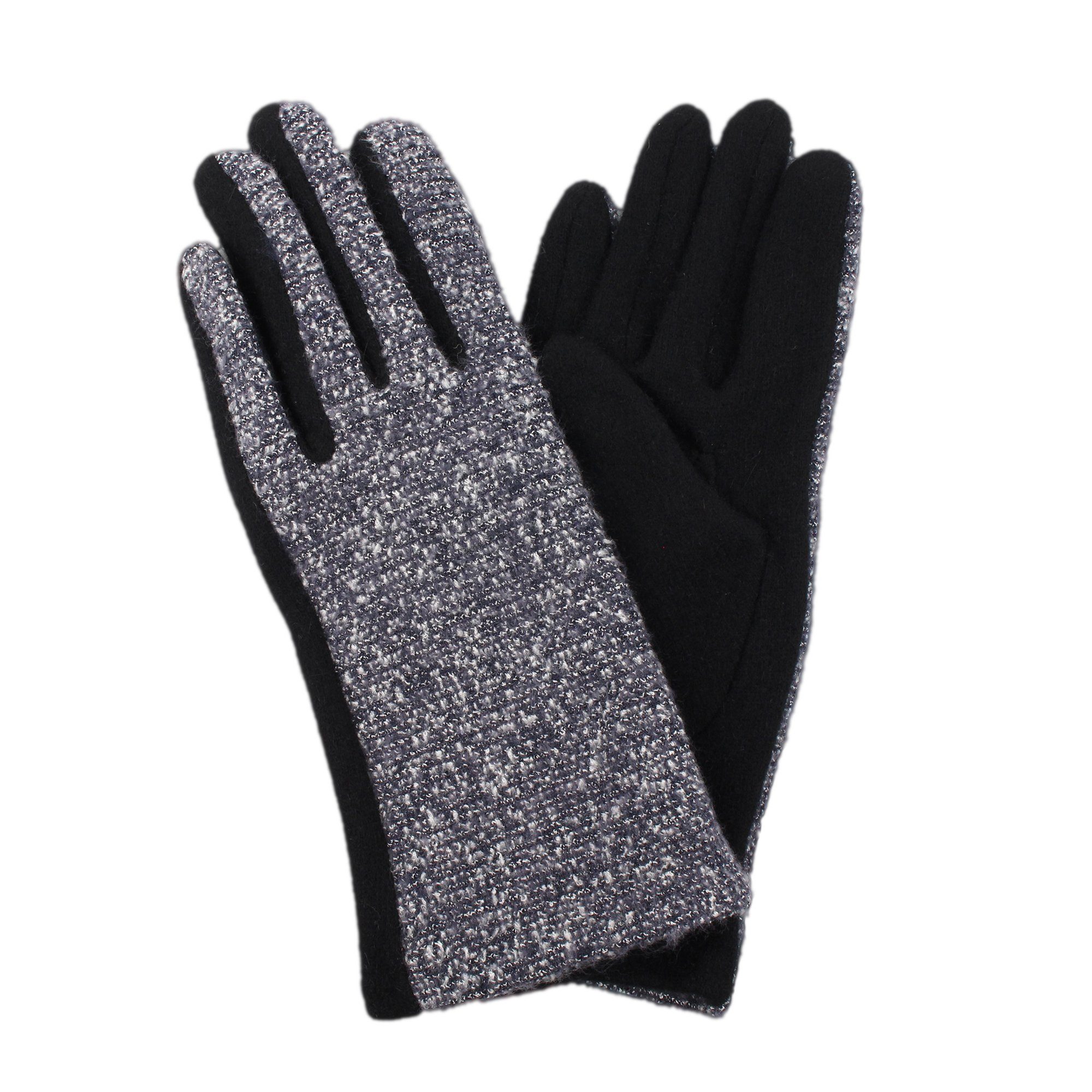 ZEBRO blau Handschuhe Fleecehandschuhe