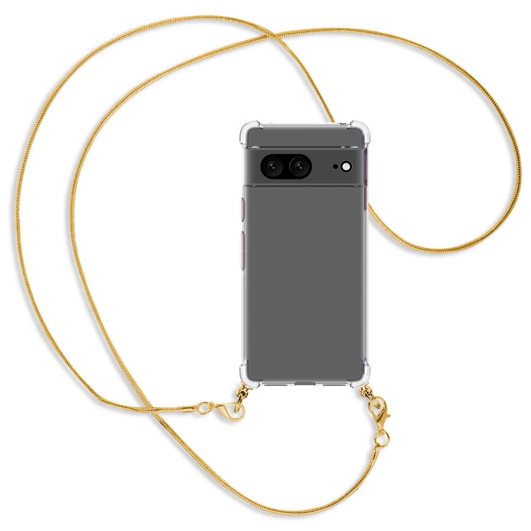 mtb more energy Handykette für Google Pixel 7 [NC-605-MK], Umhängehülle mit Metallkette [NC-605-MK]