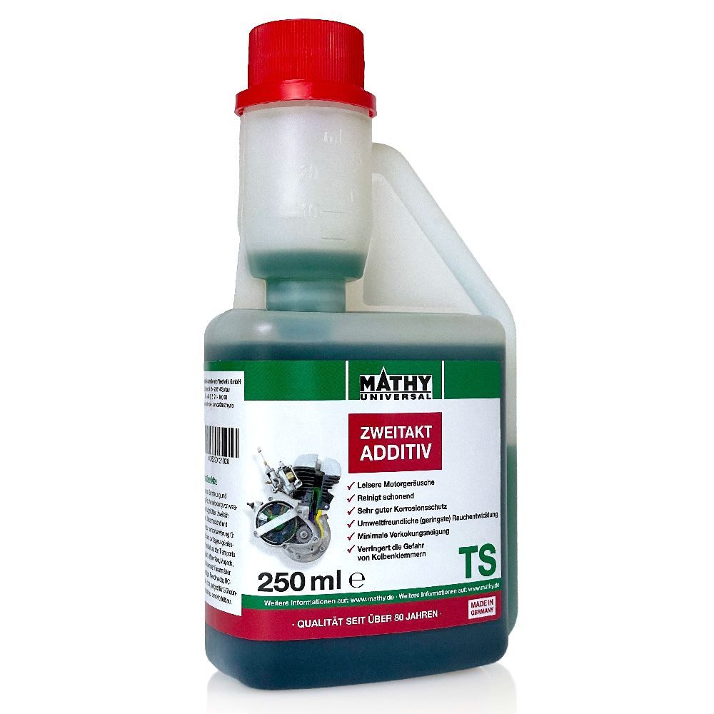 MATHY Öl-Additiv MATHY-TS Zweitakt-Additiv 250 ml, 0,25 l, (1-St) Einsetzbar in Zweitaktmotoren aller Art