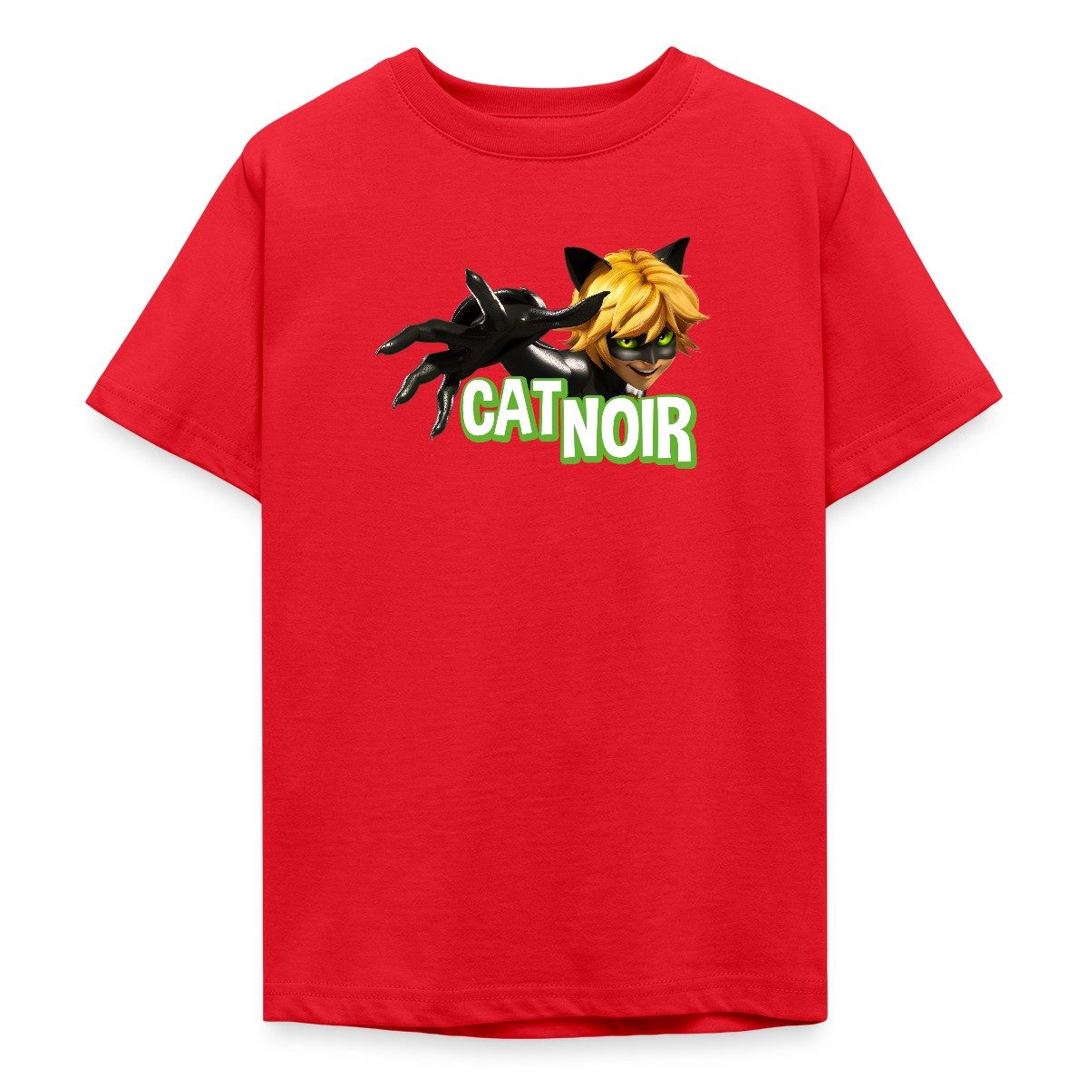 T-Shirt Miraculous Cat Noir Adrien Teenager T-Shirt