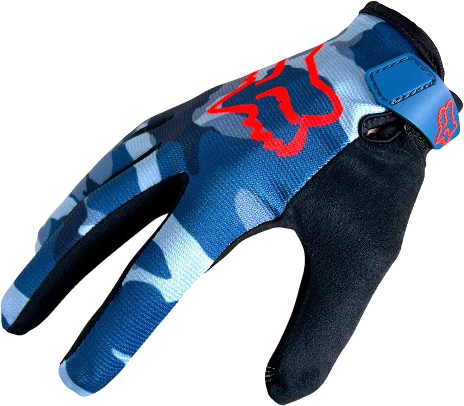 Camo Fox Ranger Motorradhandschuhe Fox Racing Glove Blau Handschuhe