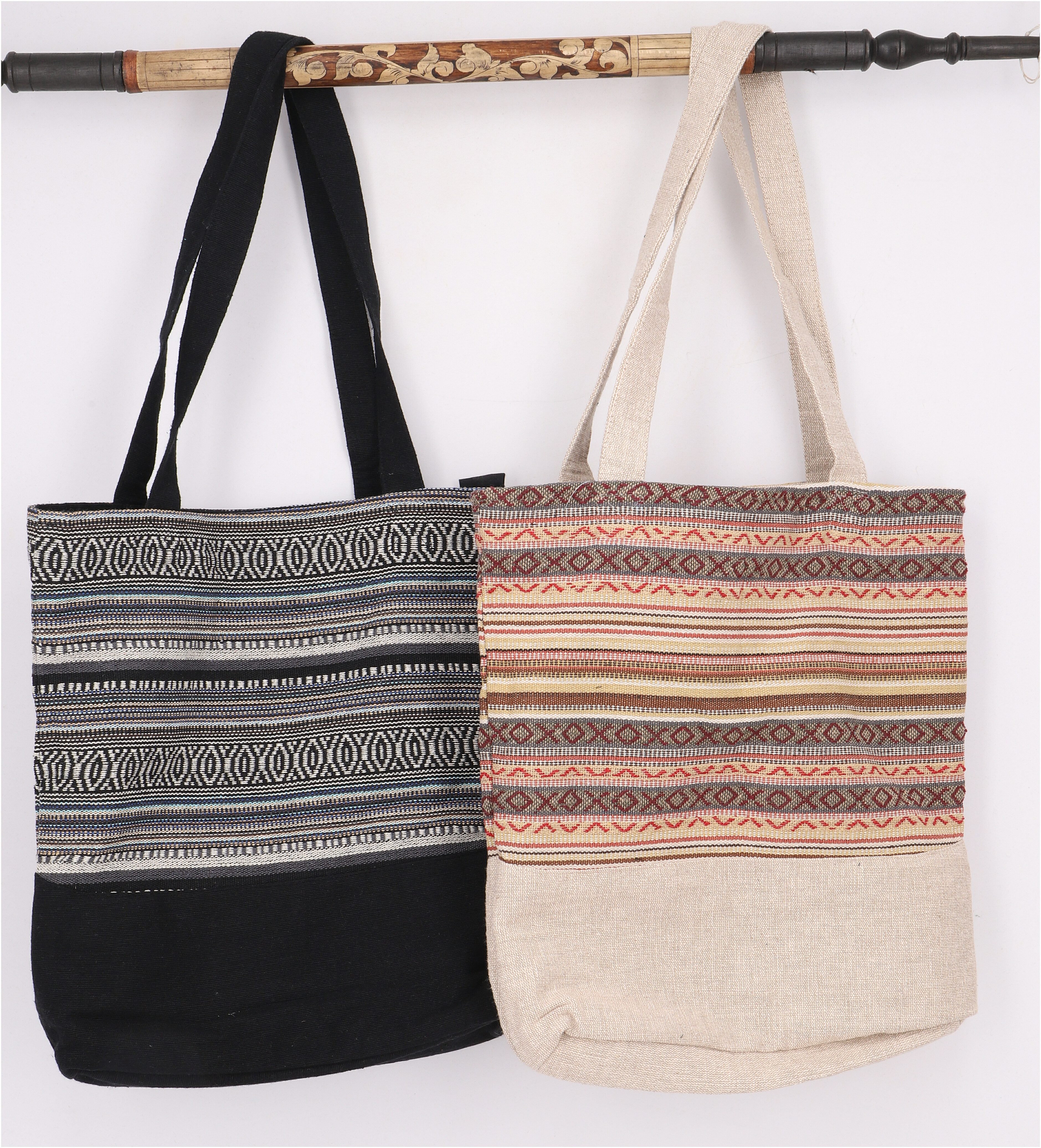 Guru-Shop Schultertasche Ethno Shopper Tasche, stabile Einkaufstasche,..