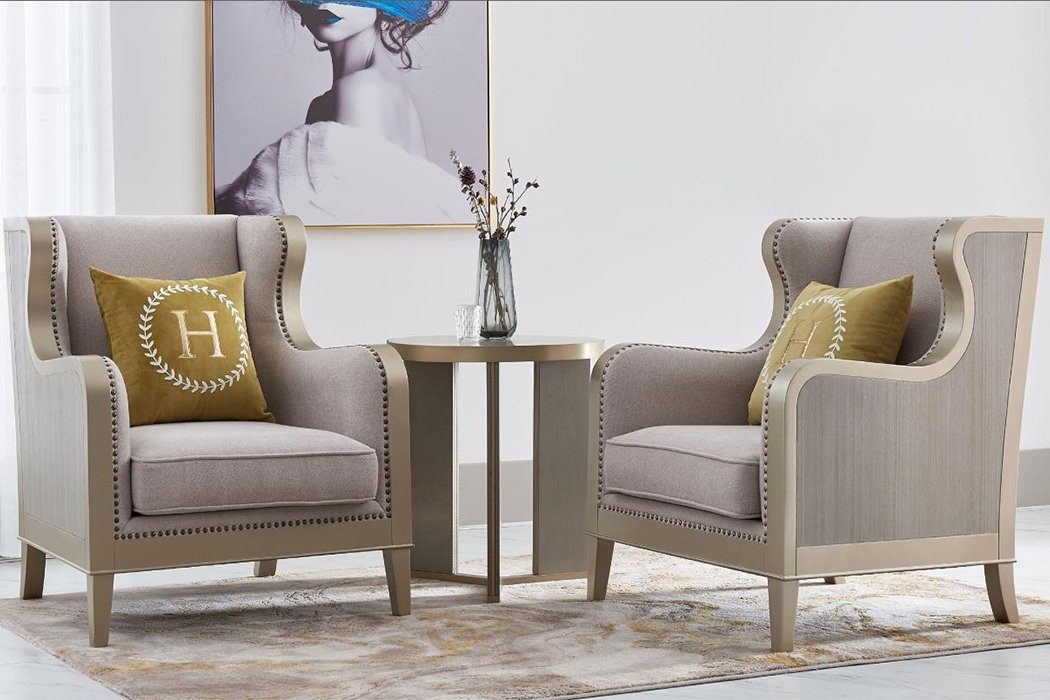 Sitzer Polster Sessel Design Klassische Textil JVmoebel 1 Sofas Luxus Sessel, Sofa