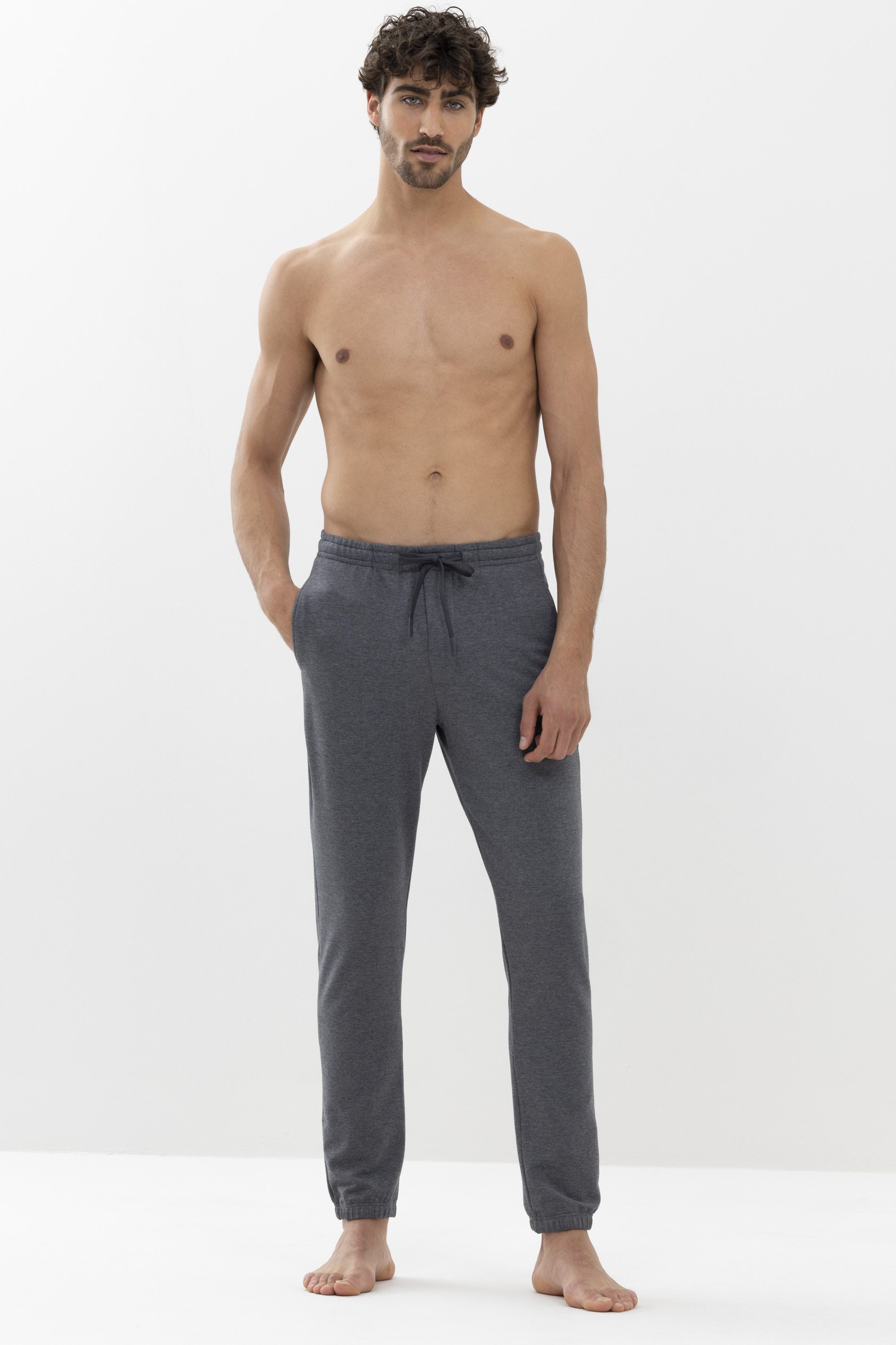 Schlafhose Mey Herren Hose lang Serie Enjoy Colour uni Hosen