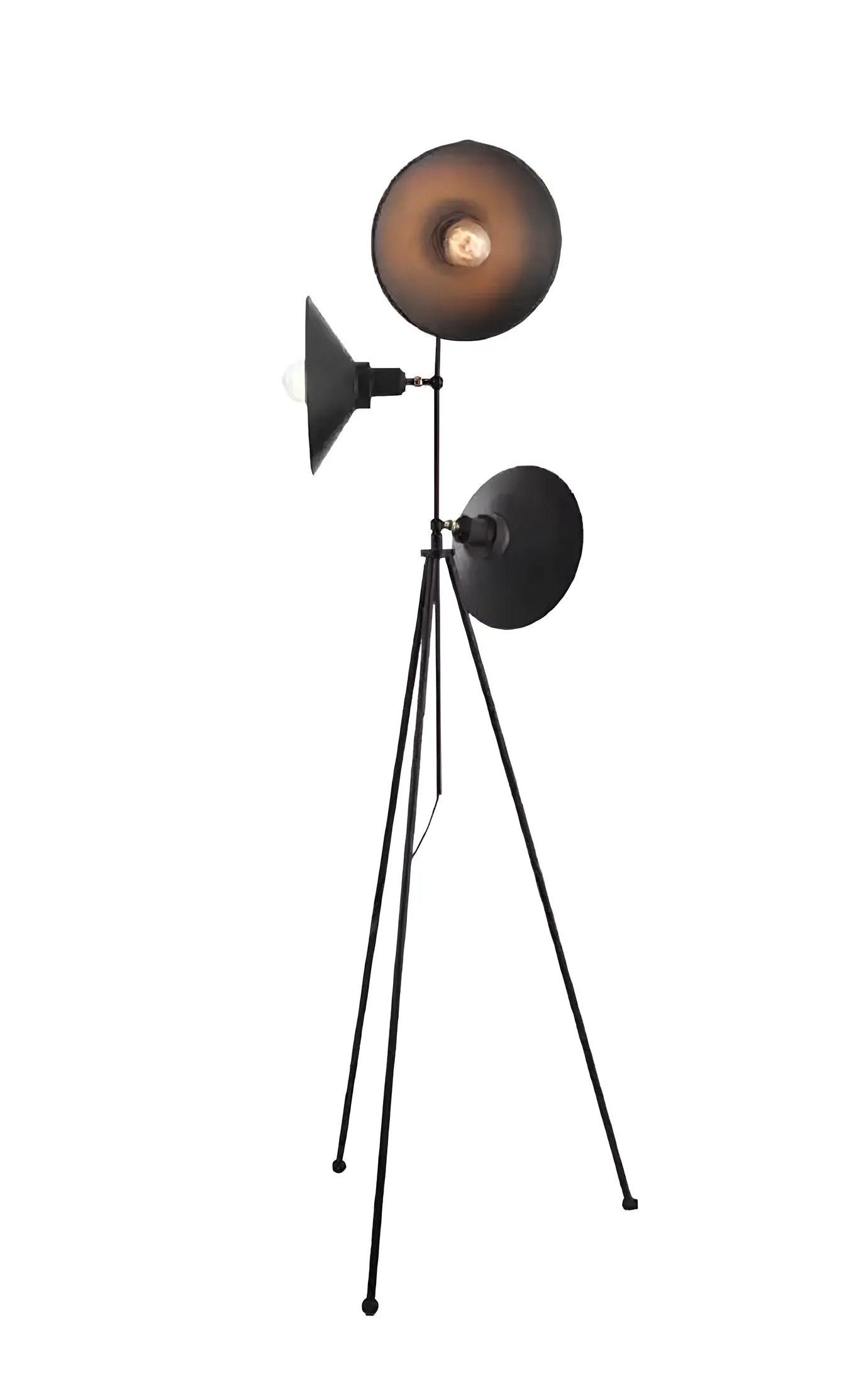 JVmoebel Stehlampe Luxus Stehlampe in Schwarz für den Innenbereich, Leuchtmittel wechselbar, Made in Europa