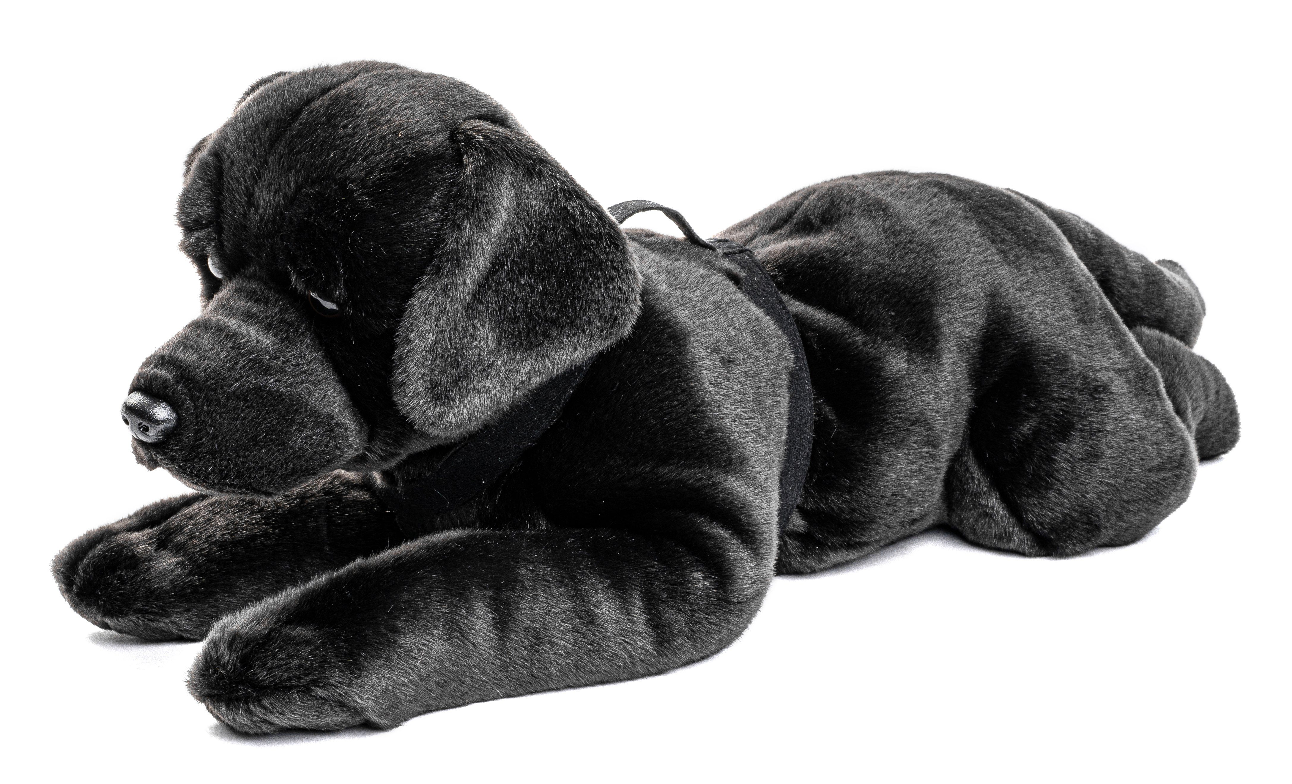 40 cm lang Uni-Toys großer Hund Schäferhund liegend ca 