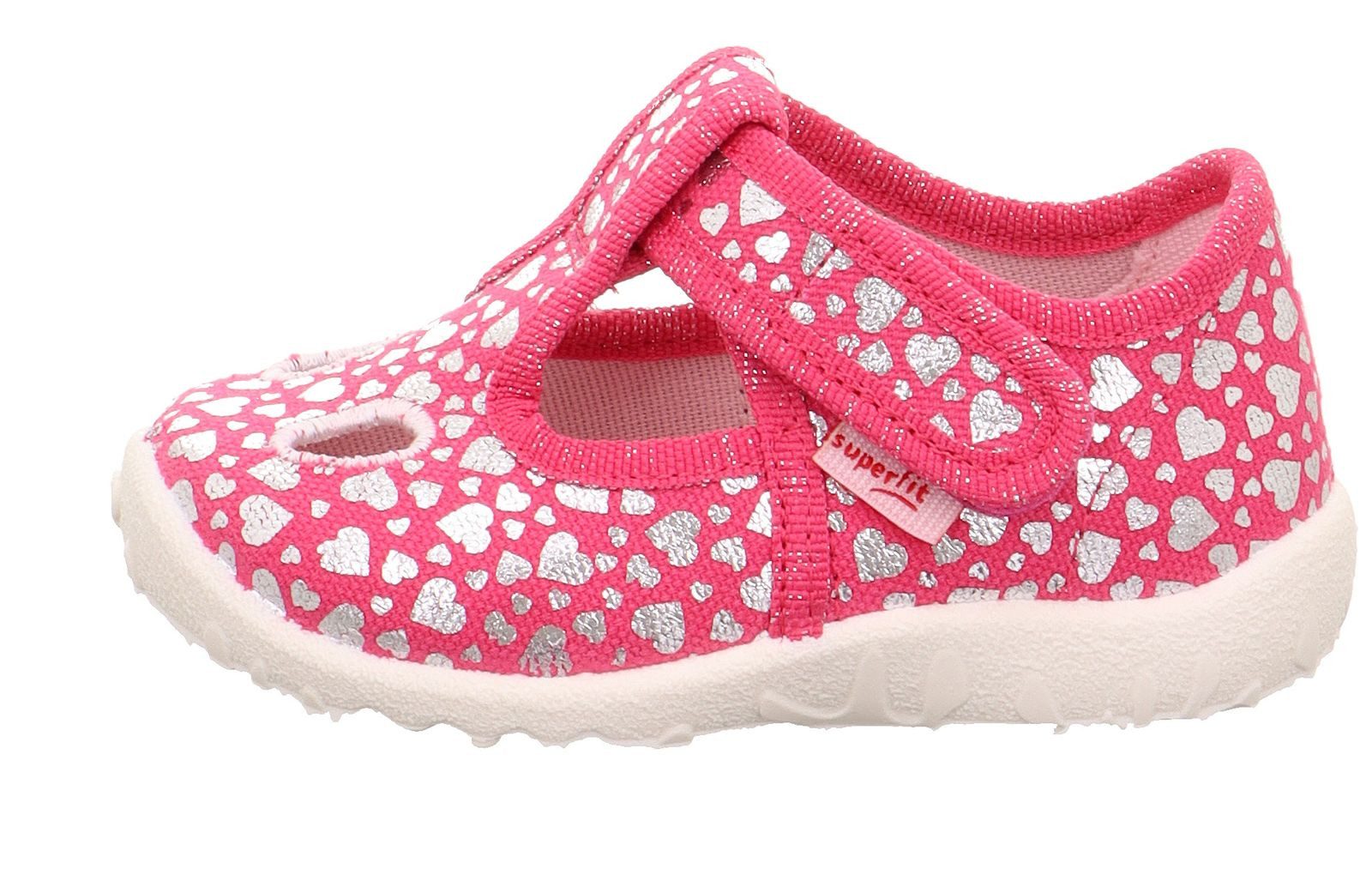 superfit Kinder Lauflernschuh SPOTTY 1-009248-5530 rosa/pink Hausschuh
