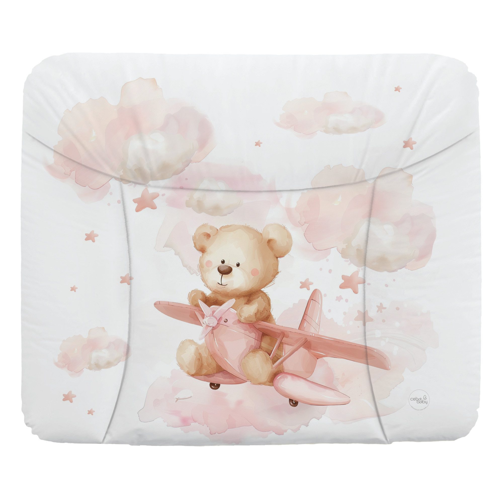 CEBA BABY Wickelauflage Weiche Wickeltischauflage 50 x 70 cm, 72 x 75 cm, 85 x 72 cm, Wickelauflage für Junge und Mädchen - Wasserdicht, abwaschbar