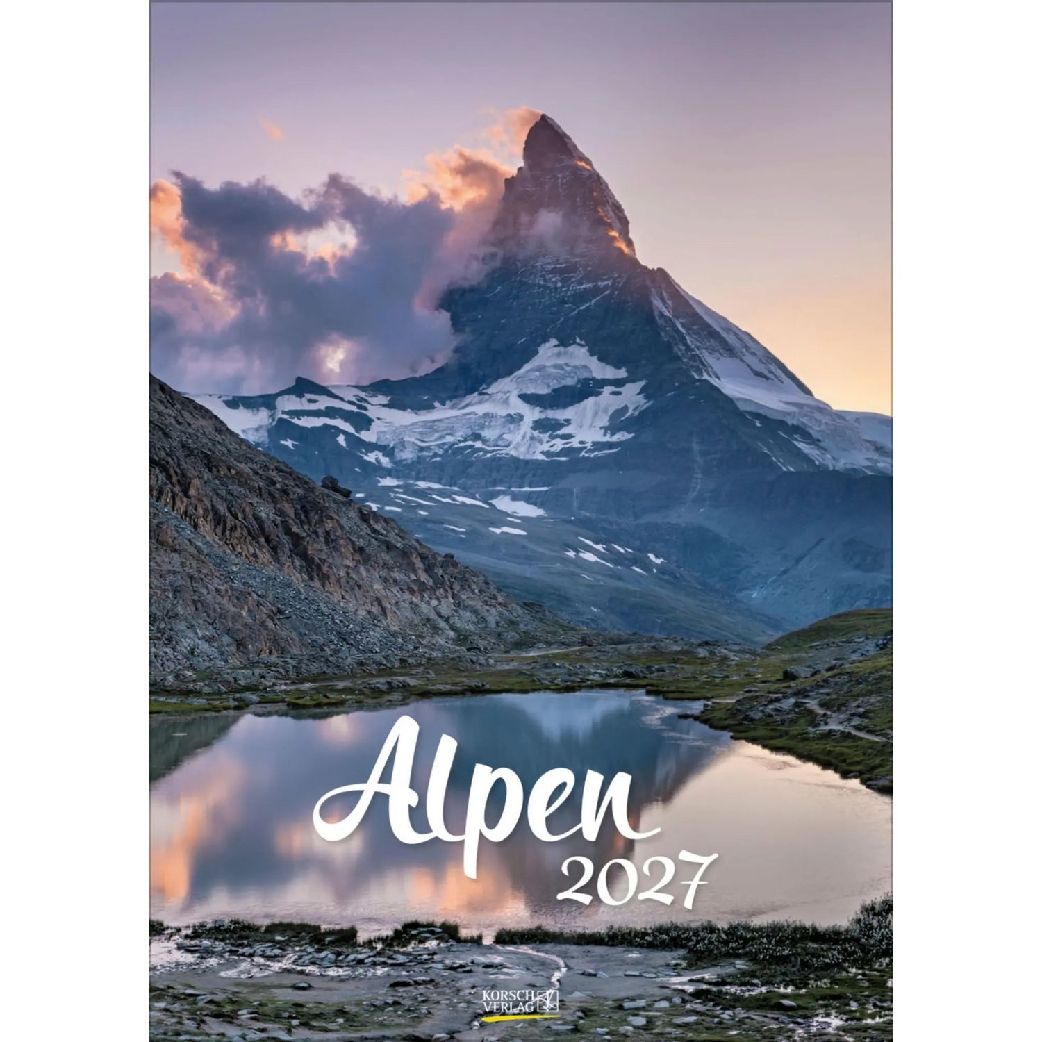 Korsch Verlag Wandkalender Alpen 2027