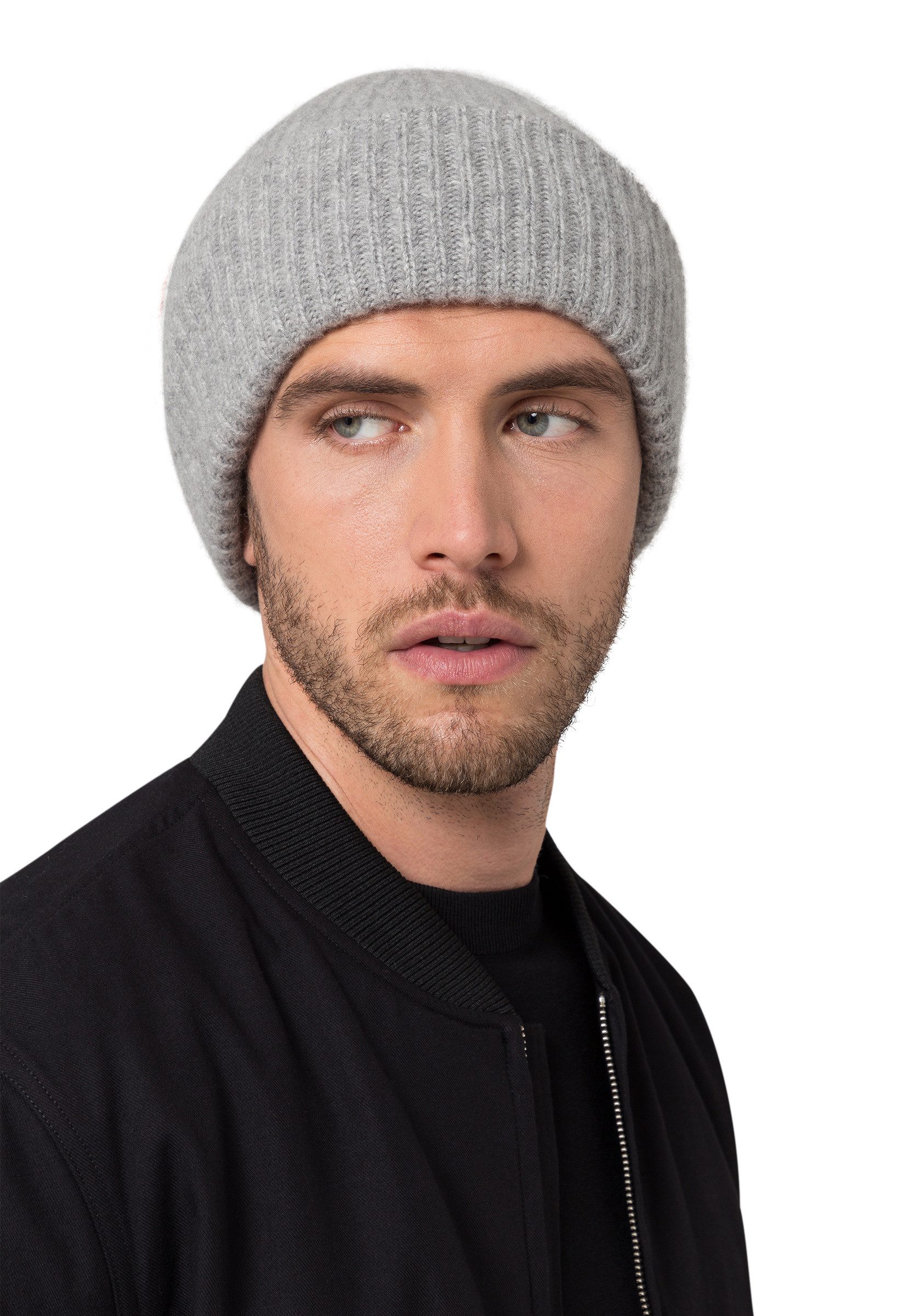 Style & Republic Beanie Kaschmir Chunky Beanie Herren