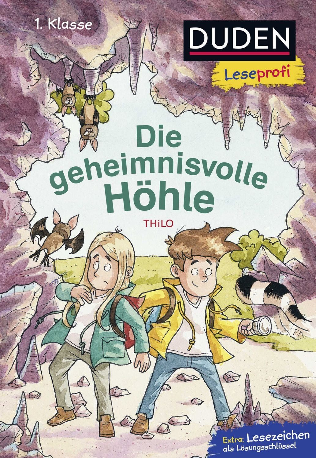 Kinderbuch Duden Leseprofi – Die geheimnisvolle Höhle, 1. Klasse Kinderbuch für E Thilo