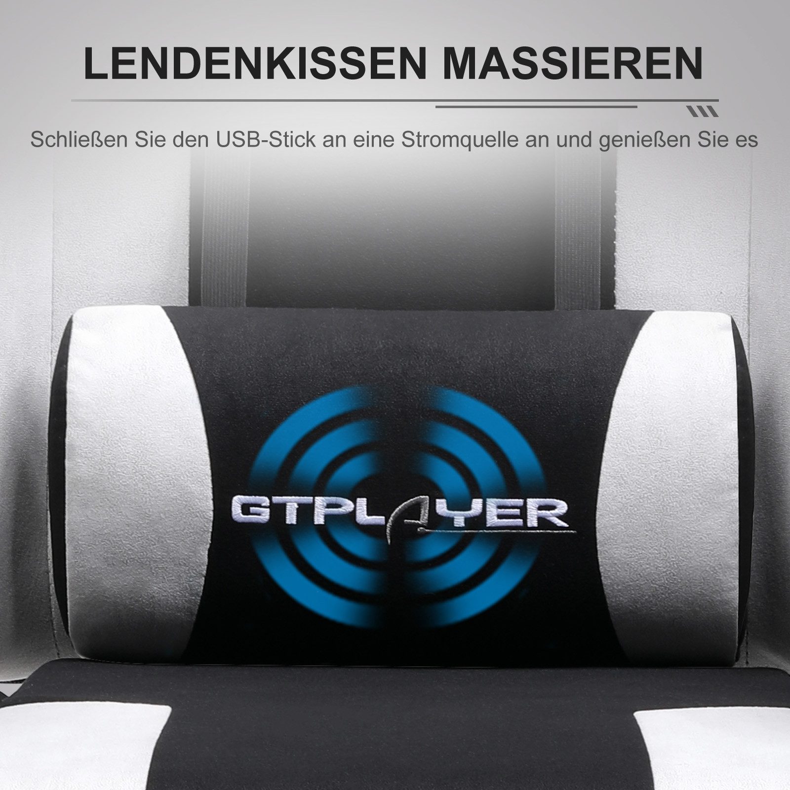GTPLAYER Gaming-Stuhl Bürostuhl Gaming Stuhl Massage günstig online kaufen
