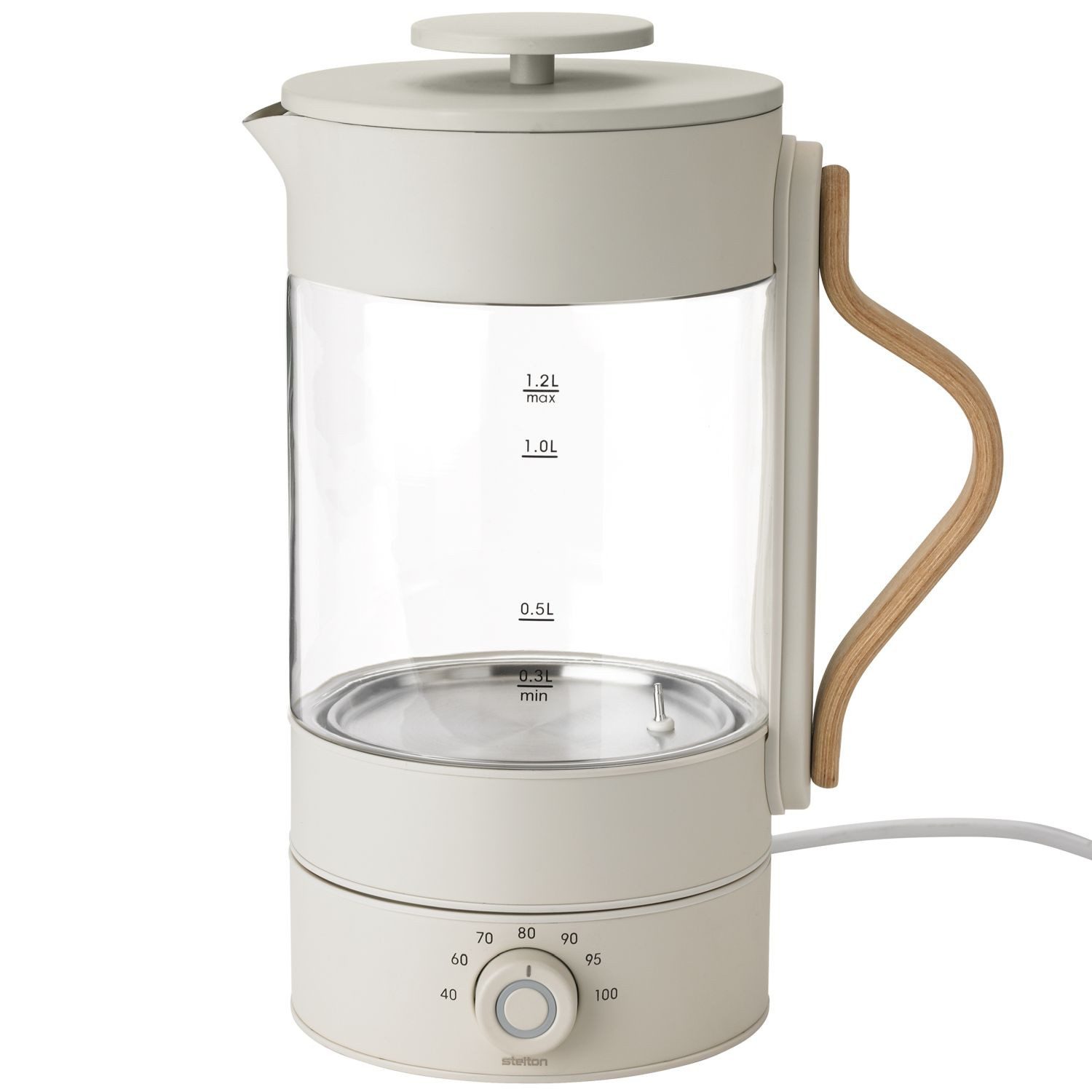 Stelton Wasserkocher Emma Sand 1,2 Liter, 1,2 l, 1350 W