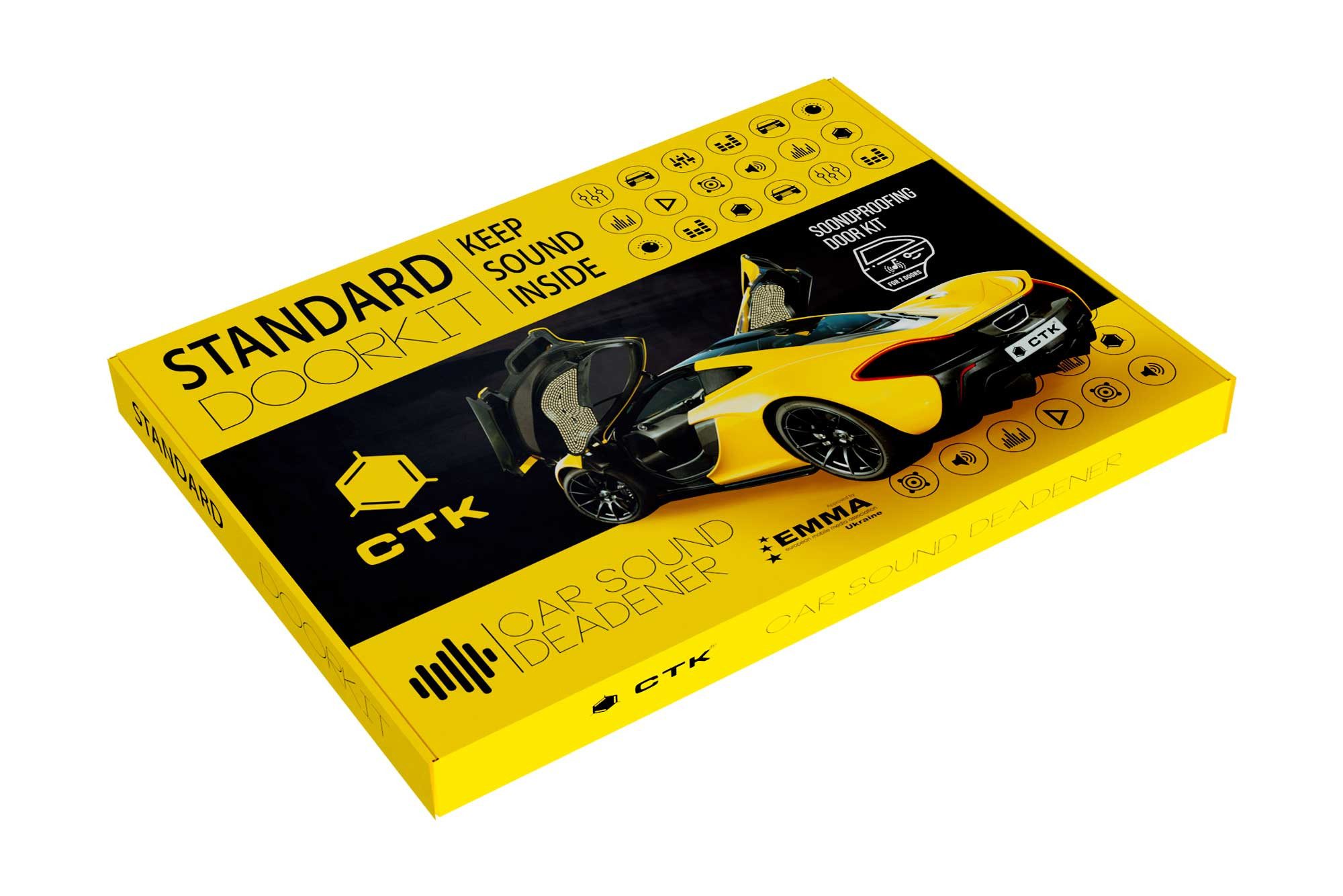 CTK Dämmplatte STANDARD DOORKIT Schalldämmendes Material, StarterKit für 2 Türen