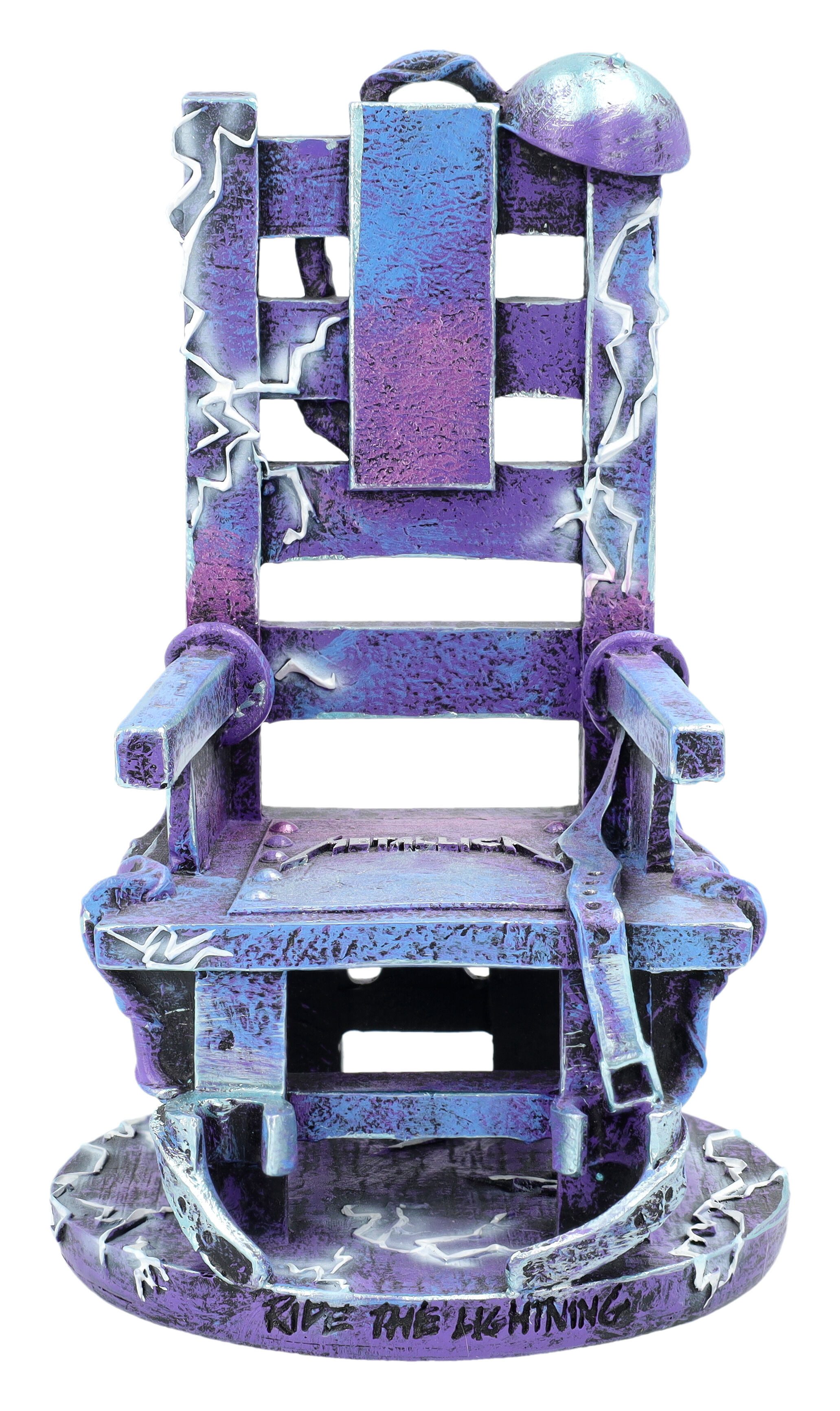 Figuren Shop GmbH Dekofigur Metallica Deko – Elektrischer Stuhl Figur Ride the Lightning 15 cm