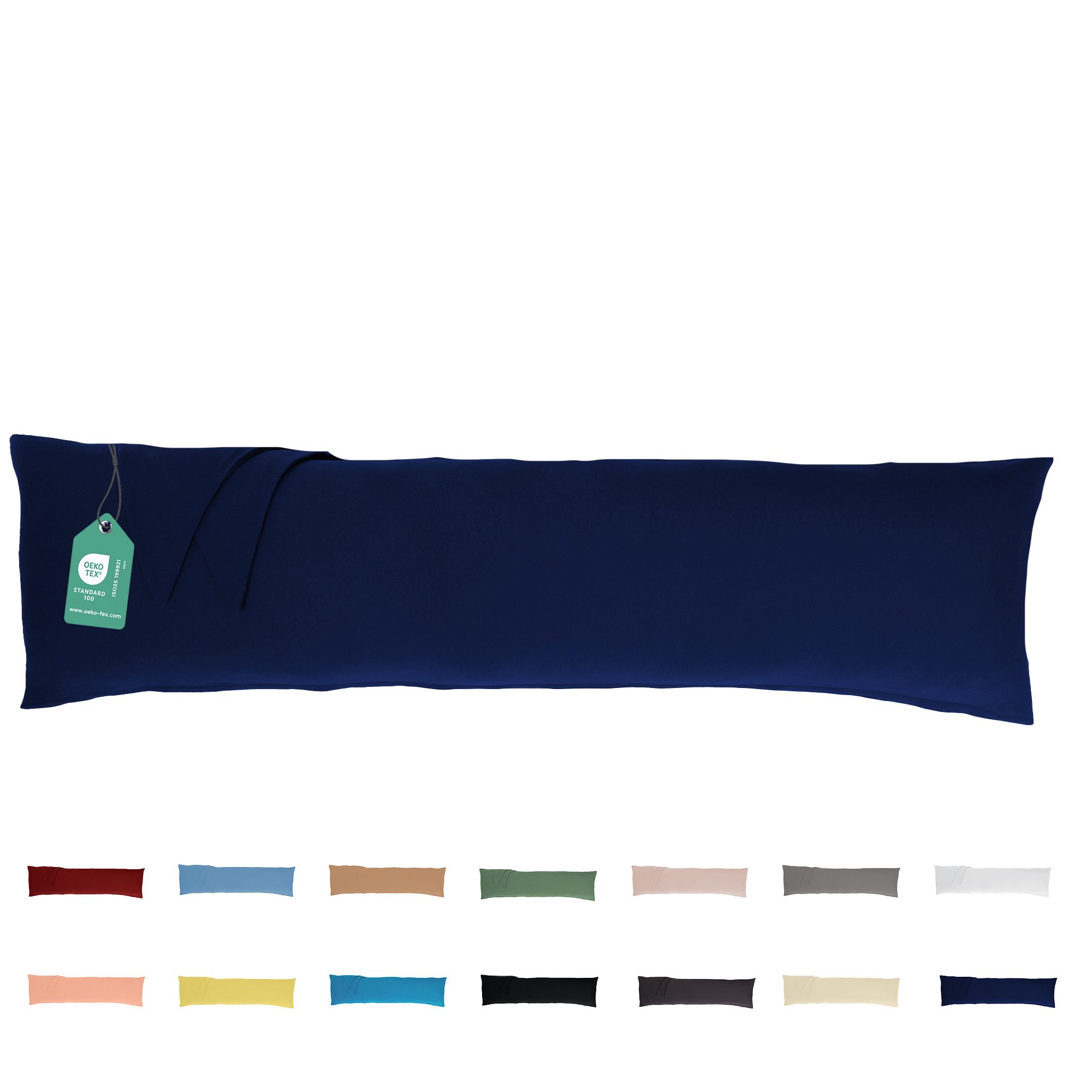 livessa Seitenschläferkissen mit bezug 40x145 cm günstig online kaufen