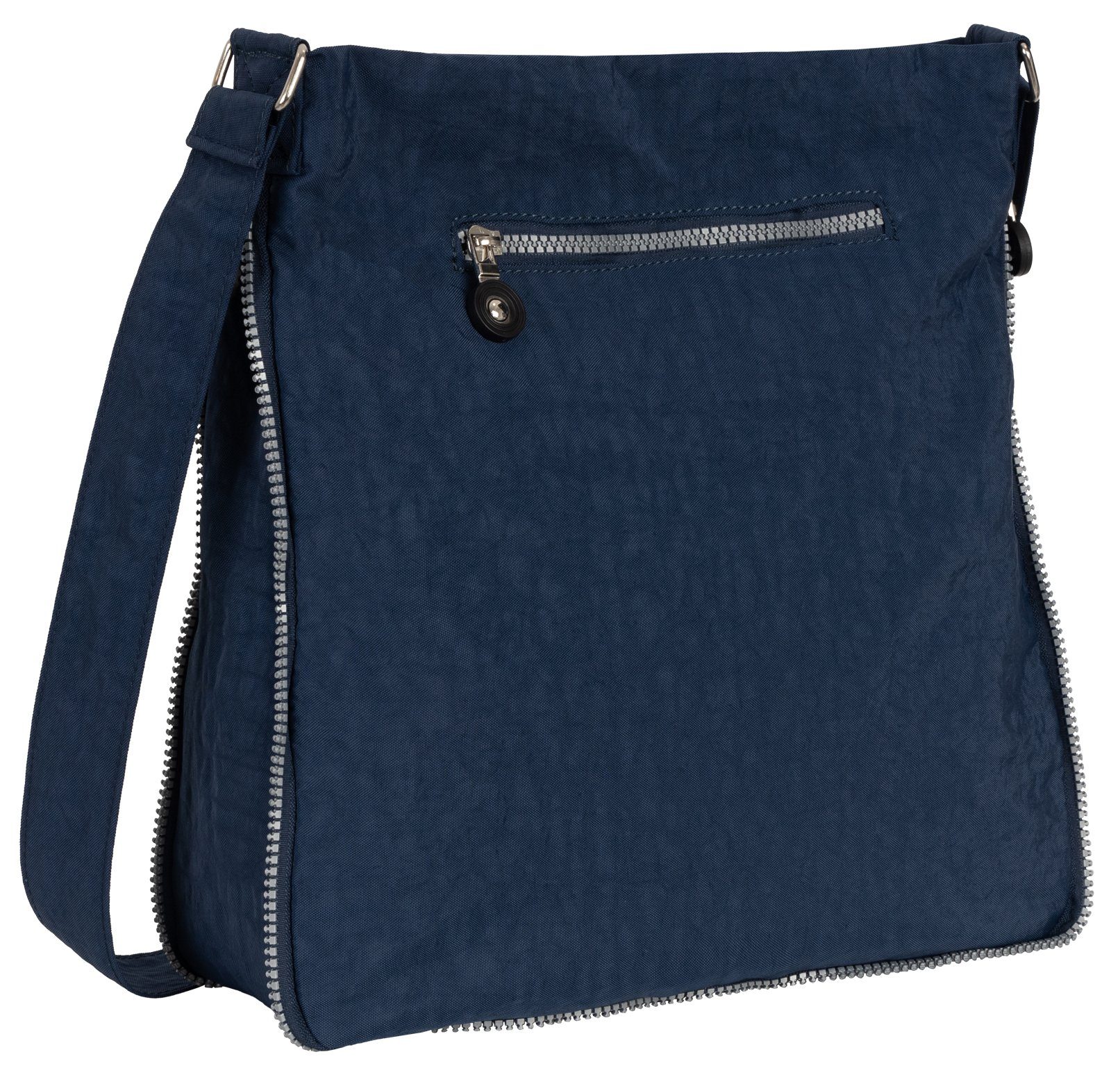 BAG STREET Umhängetasche Damentasche Umhängetasche Handtasche Schultertasche Schwarz Blau, als Schultertasche, Umhängetasche tragbar – Bild 4 von 5