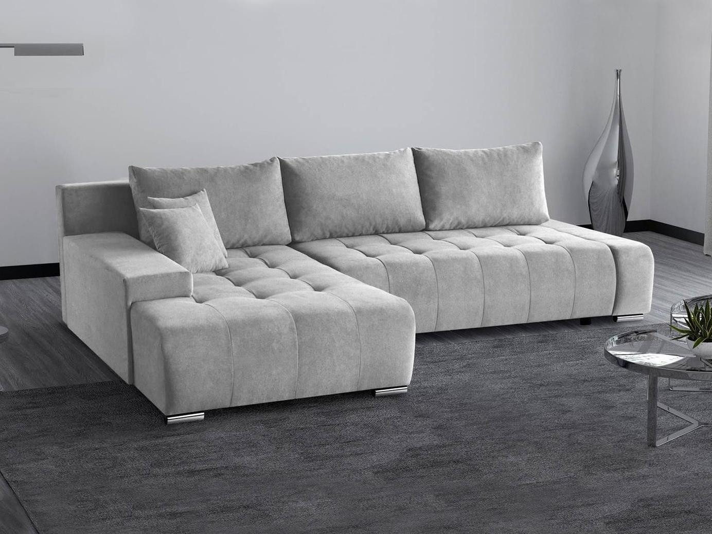 Beautysofa Ecksofa DRACO mit Schlaffunktion und günstig online kaufen