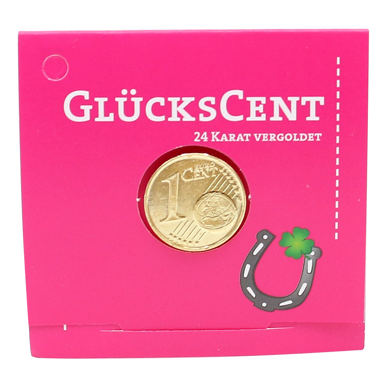 Dekohelden24 Dekofigur Glückscent -Eurocent Brief, mit günstig online kaufen