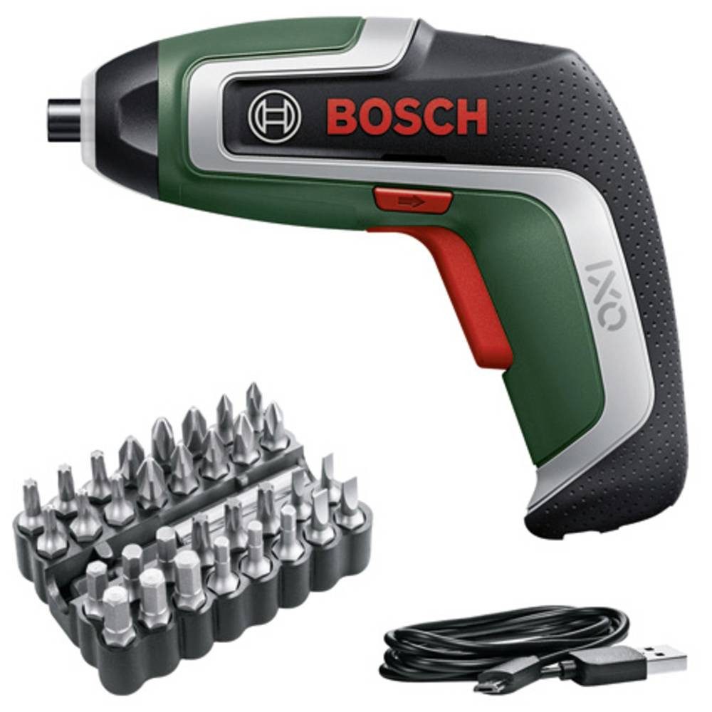 Bosch Home & Garden Akku-Schrauber Akku-Schrauber + 32-tlg. Schrauberbit-Set 06039E000B