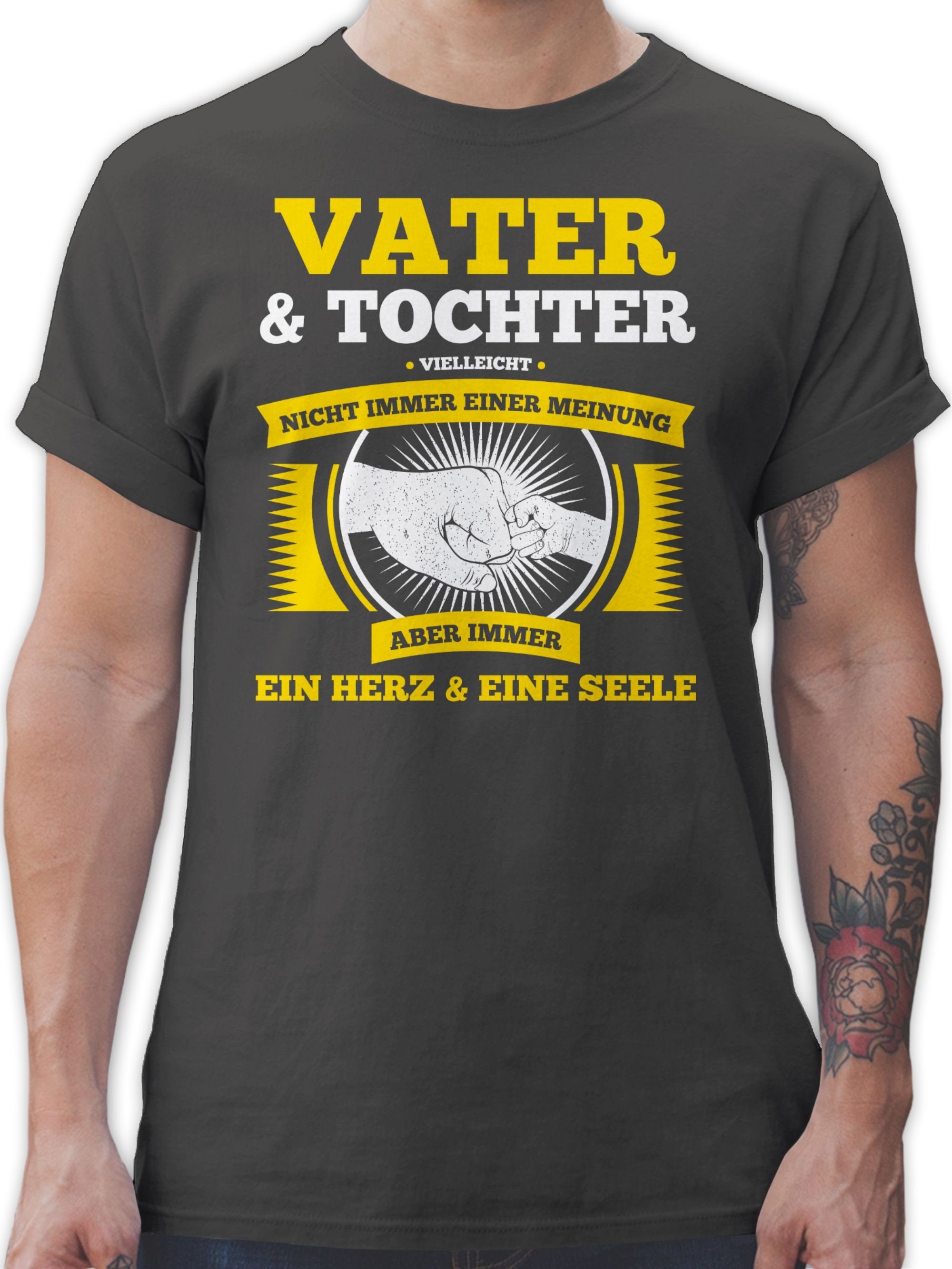 T-Shirt Vater und Tochter nicht immer einer Meinung