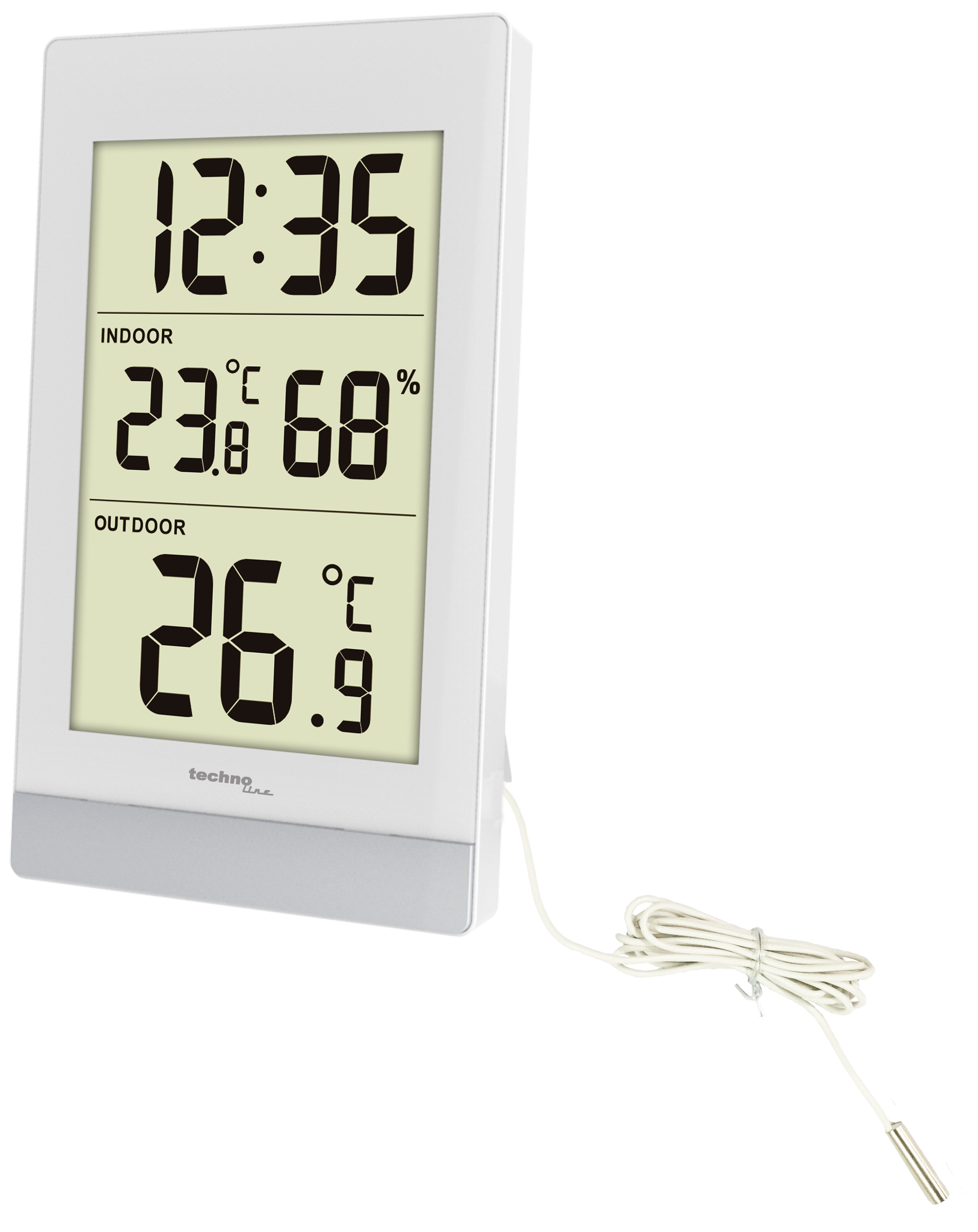 technoline WS 7039 Wetterstation (Außentemperaturmessung über Kabelsonde - 140cm)