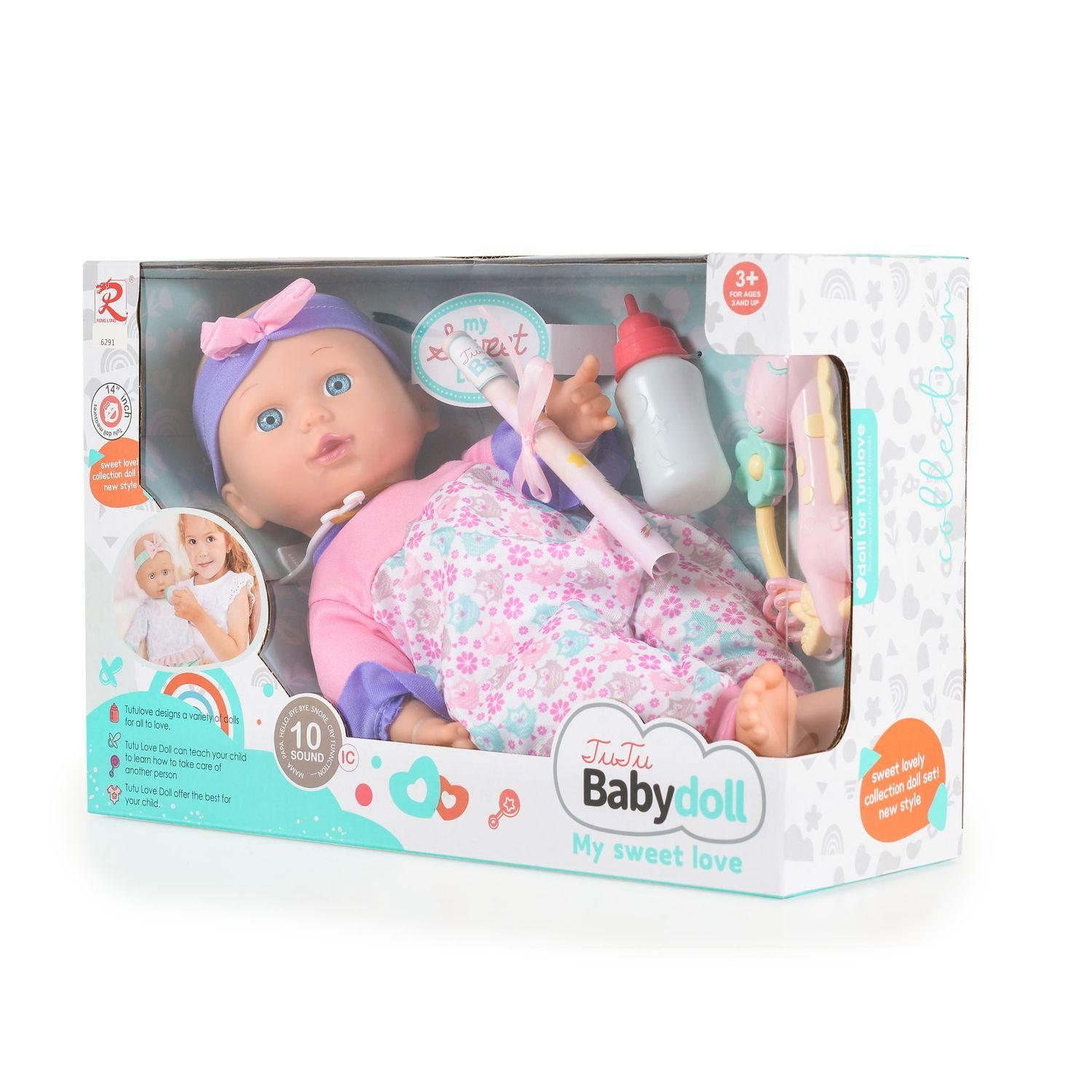 Moni Anziehpuppe Kinderpuppe 36 cm spricht, günstig online kaufen