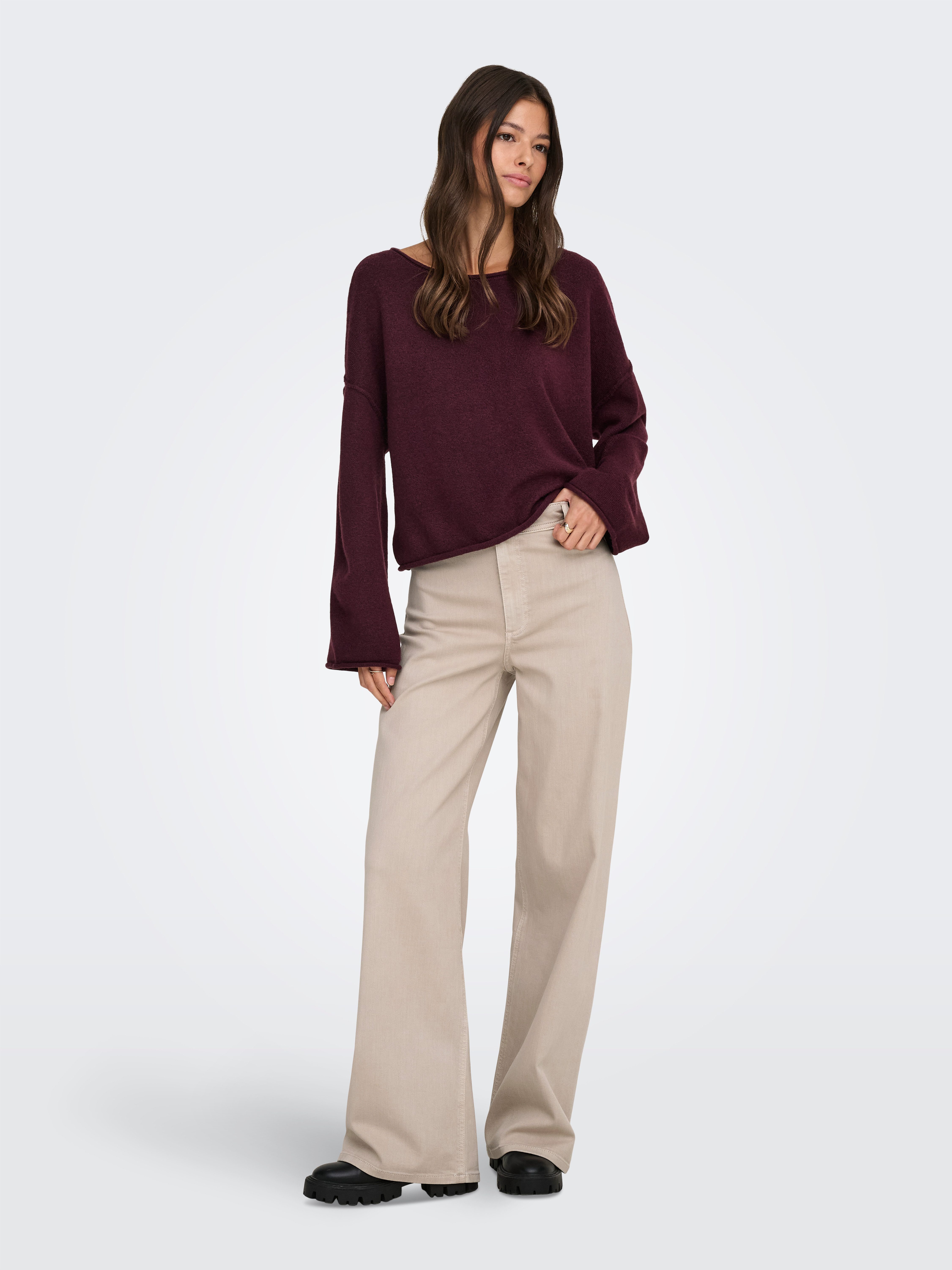 JDY Stretch-Hose JDYIRIS STRETCH HW WIDE PANT PNT