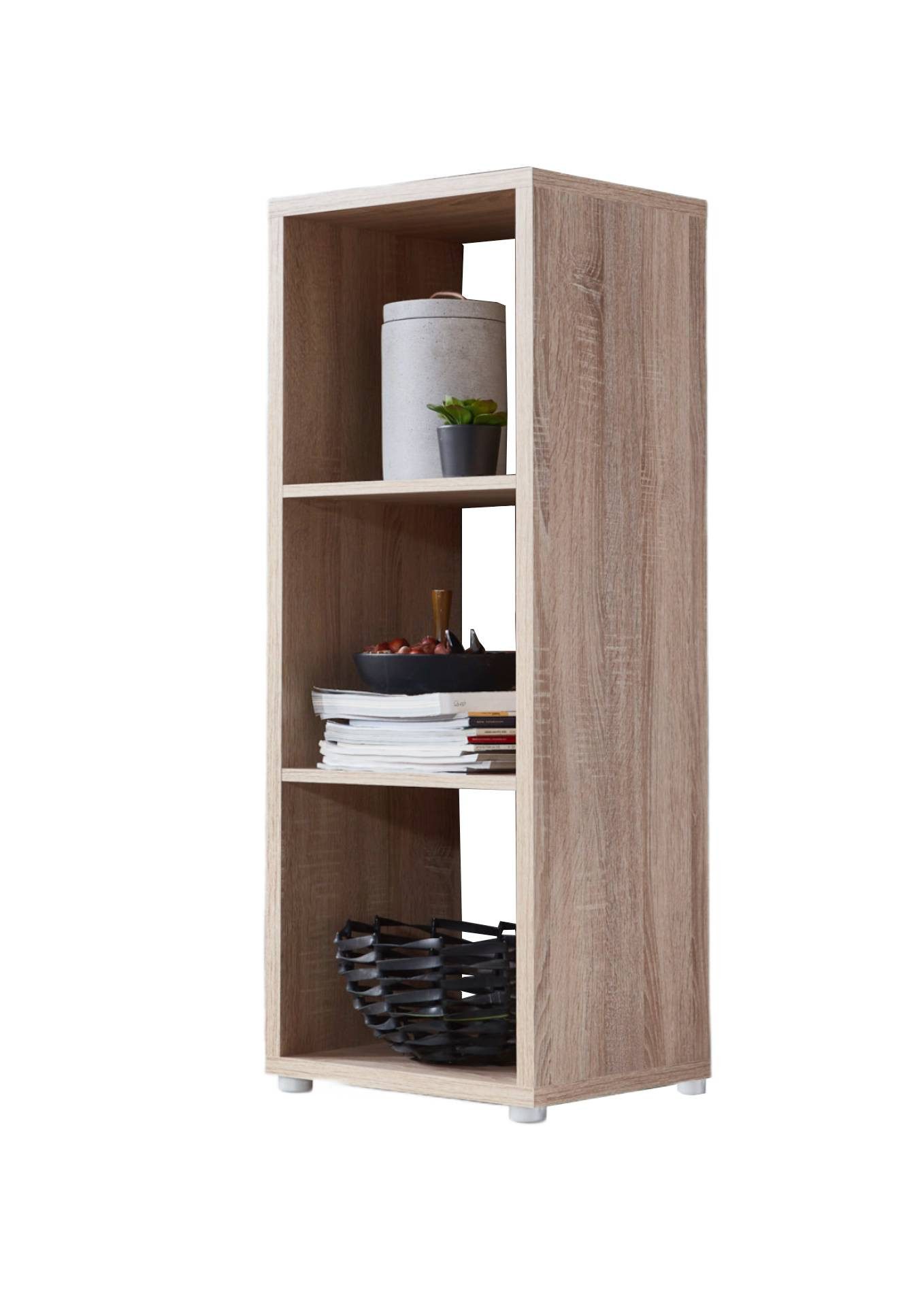 BMG Möbel Standregal NIZZA, Aktenregal, Würfel, Säulen Regal mit 3 Fächern, günstig online kaufen