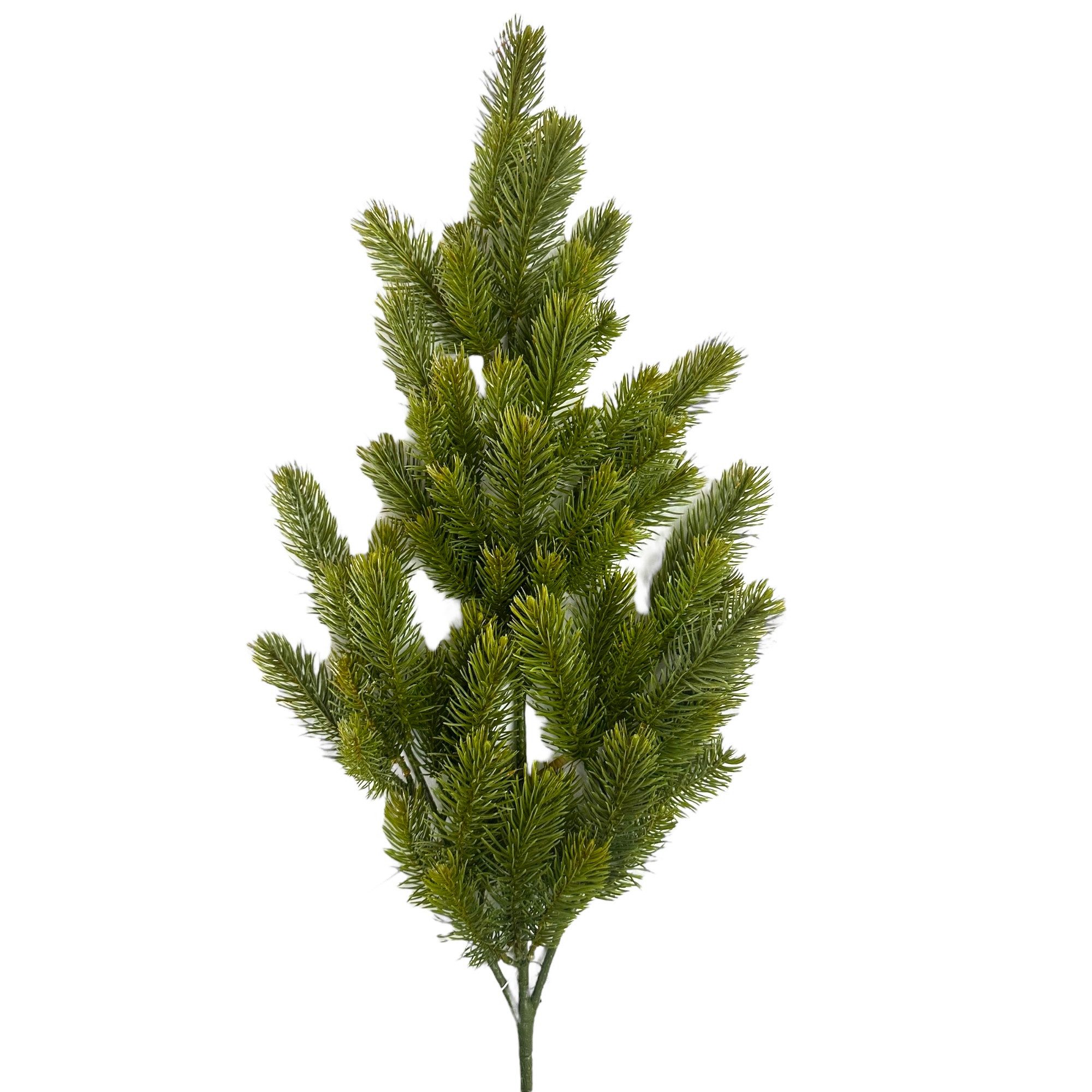 Kunstzweig Künstlicher Tannenzweig "REAL" mit 57 Trieben. Ca 87cm., Gasper, Höhe 87.00 cm