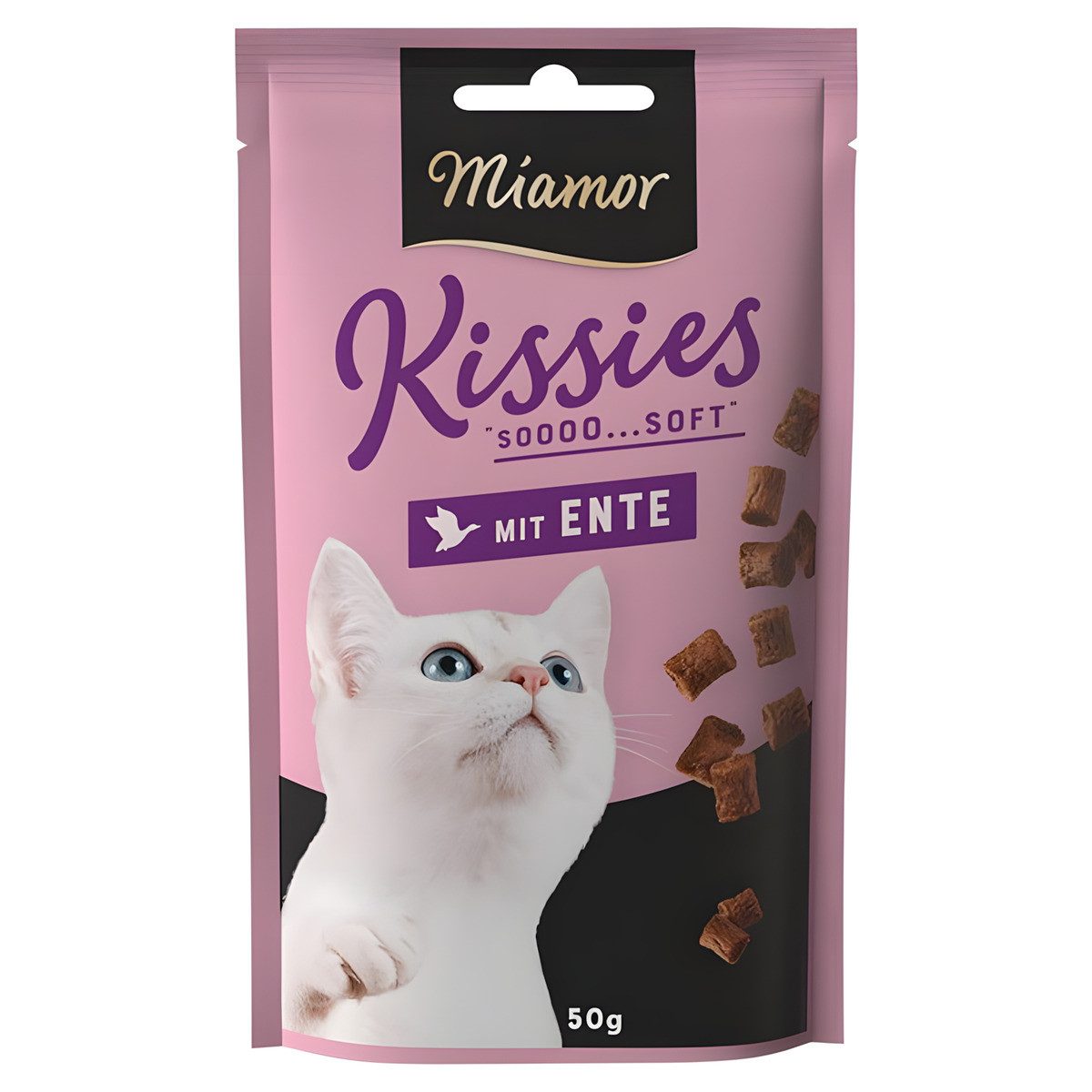 Miamor Kissies mit Ente 50 g - 8 Stück, Snack für: Katze