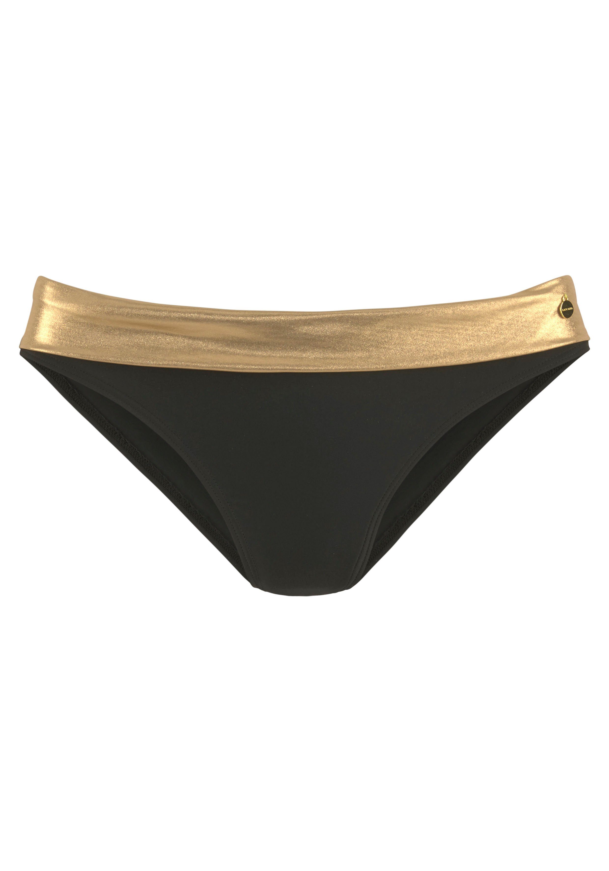 LASCANA Bikini-Hose Elodie mit trendigem Materialeinsatz günstig online kaufen