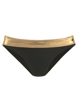 LASCANA Bikini-Hose Elodie mit trendigem Materialeinsatz