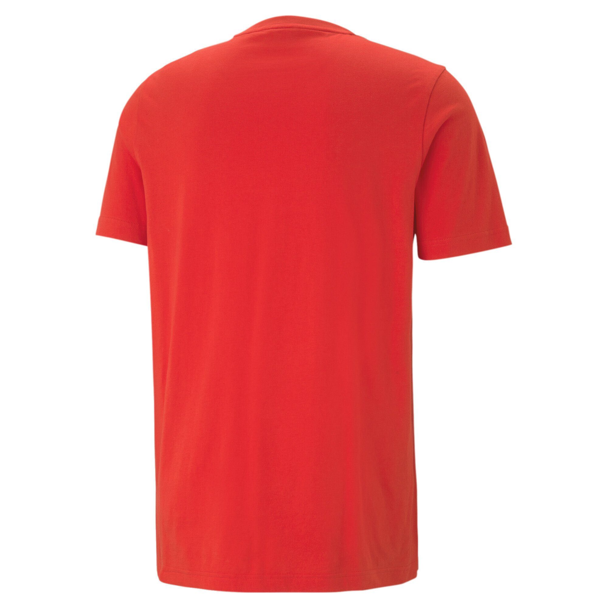 PUMA Herren Classics T-Shirt High T-Shirt Red Logo Risk