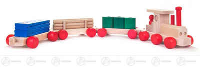 Dregeno Erzgebirge Spielzeug-Auto Spielzeug Eisenbahn, zerlegbar Breite x Höhe ca 74 cmx12,5 cm NEU, Ladung zum abnehmen