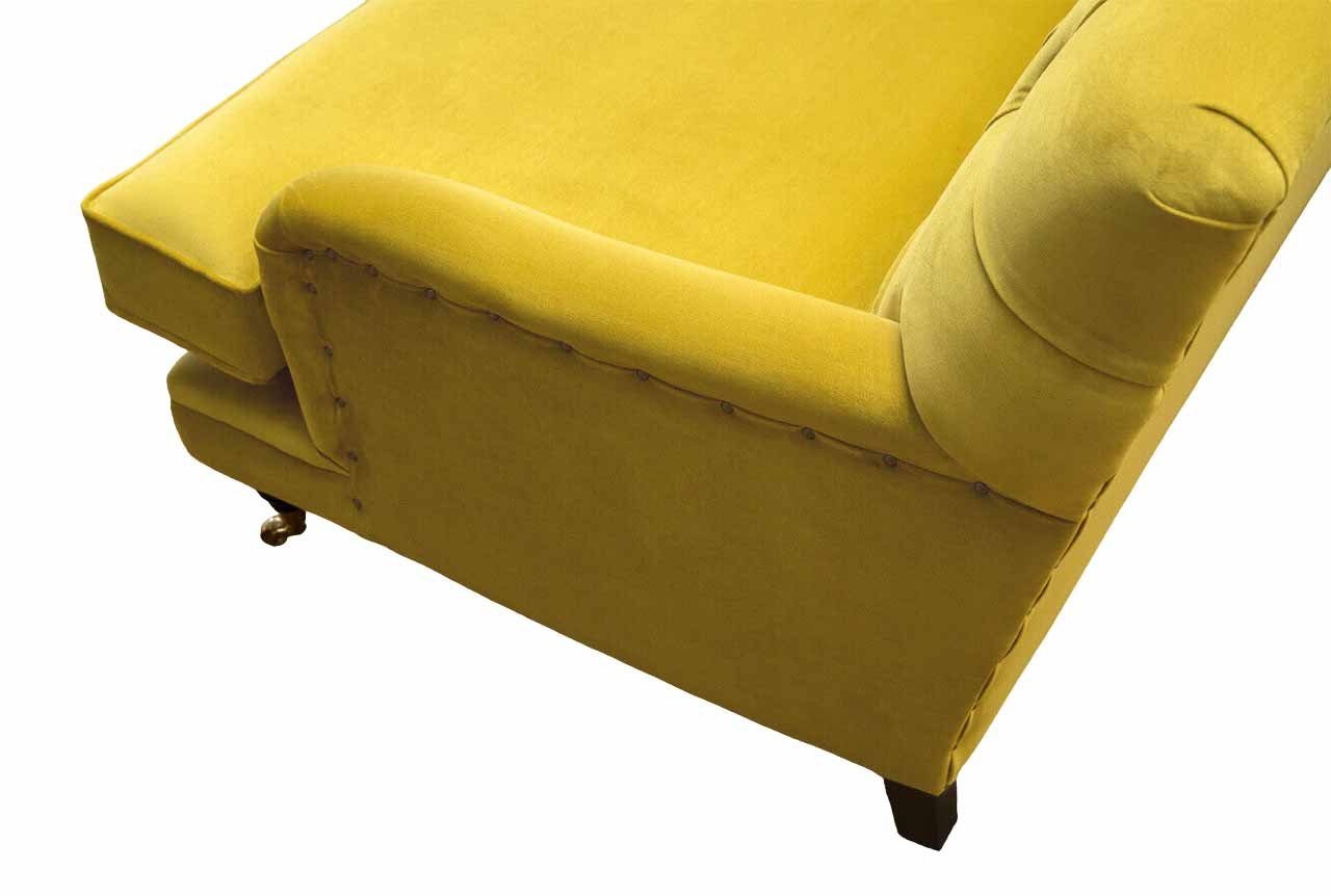 JVmoebel Chesterfield-Sofa, Chesterfield Wohnzimmer Sofas Textil Klassisch Design Sofa